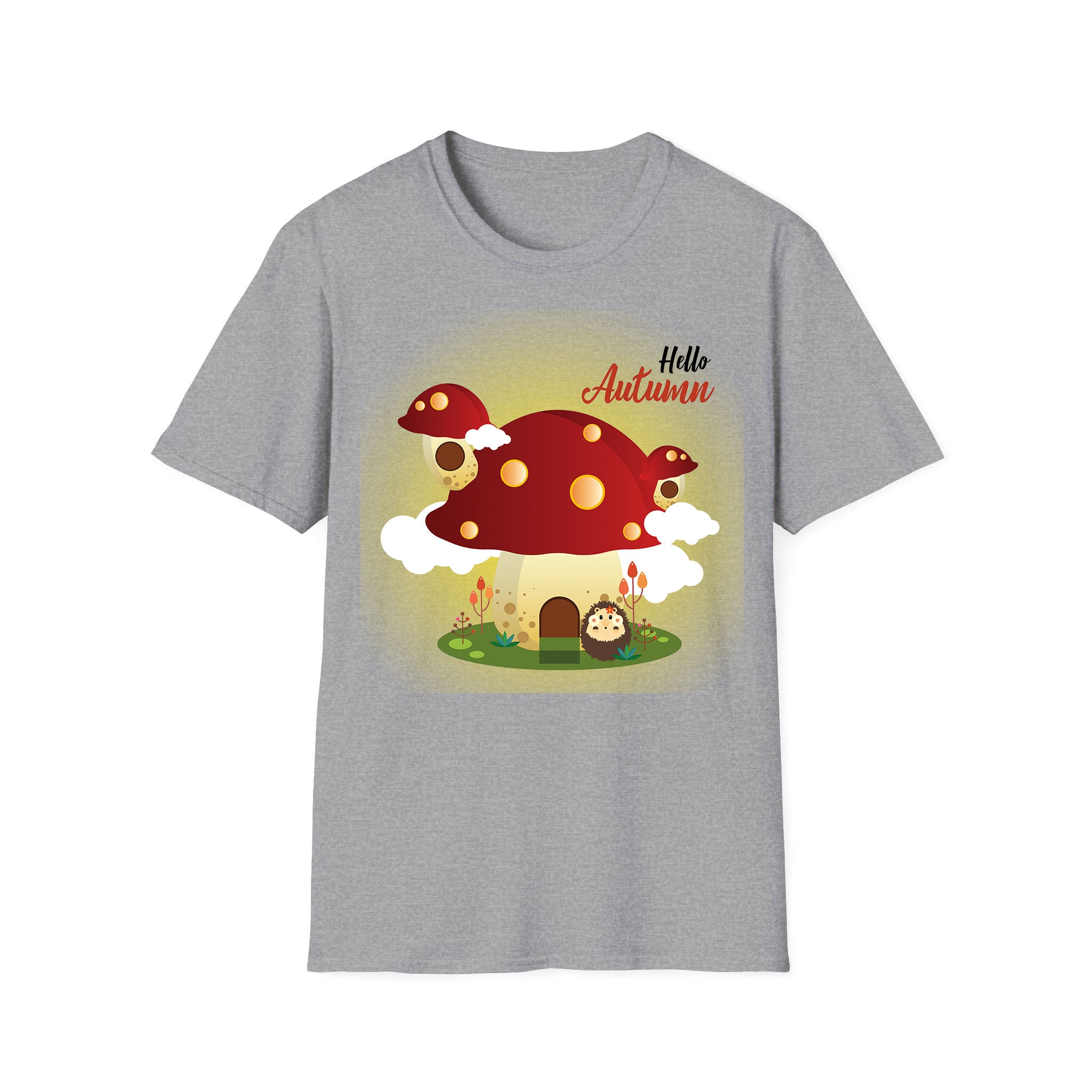 Autumn T-shirt Autumn Mushroom House