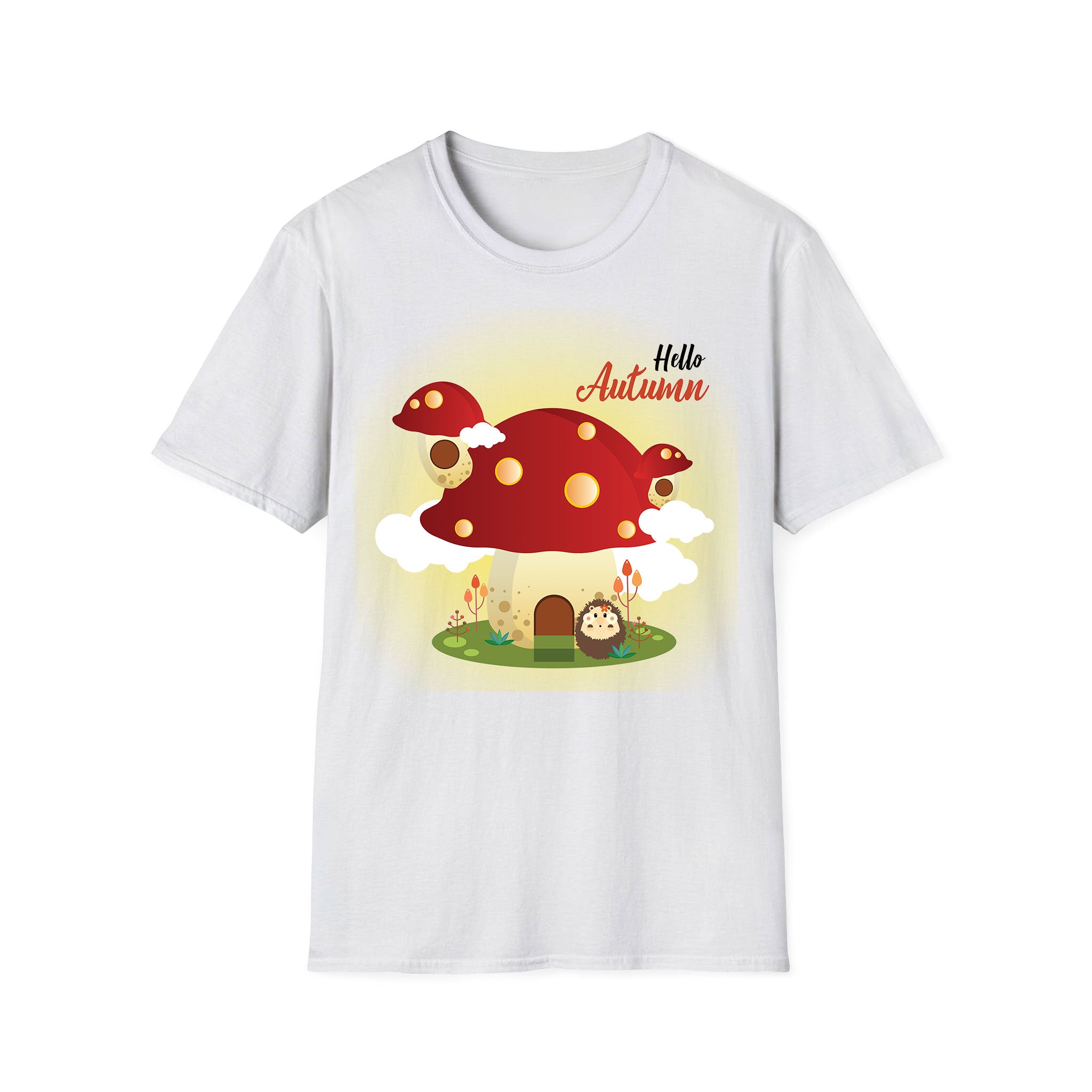 Autumn T-shirt Autumn Mushroom House