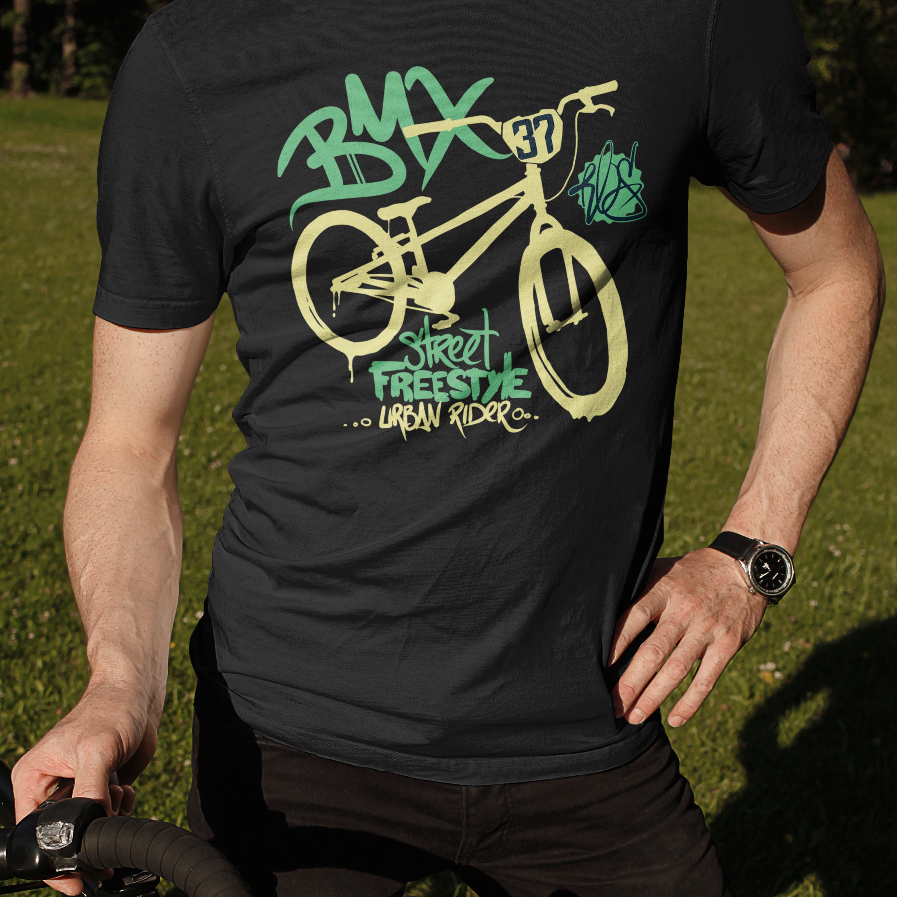 Motorcycle T-shirt BMX Street