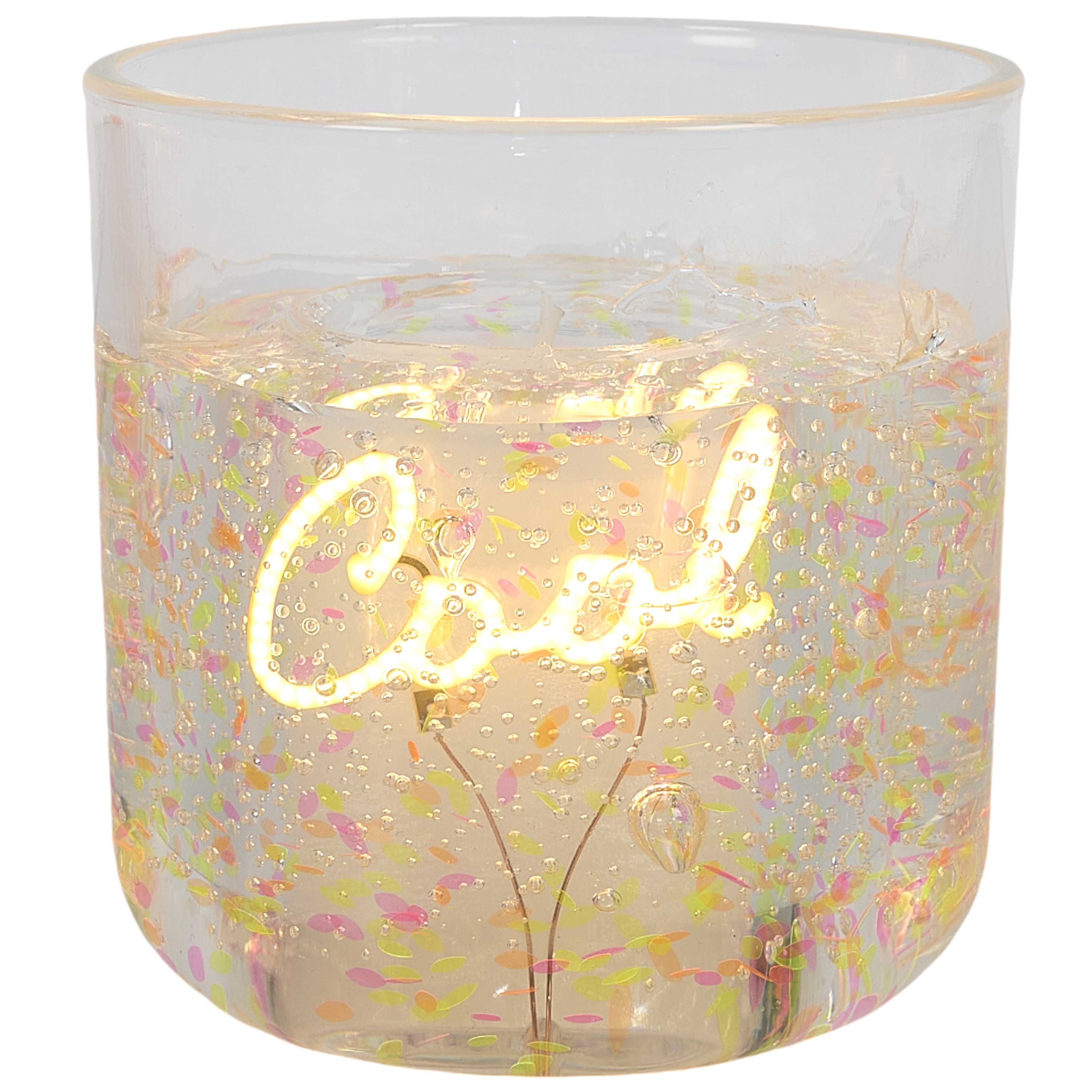 Bougie Parfumée Lumineuse Effet Néon