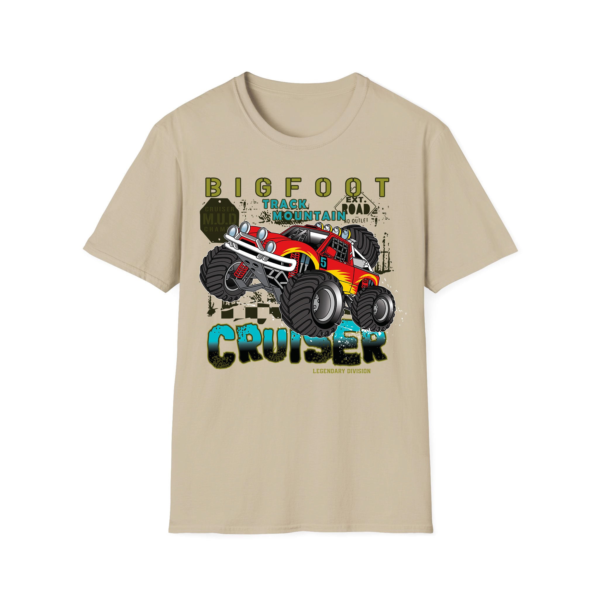 Racing-cars T-shirt Bigfoot Cruiser