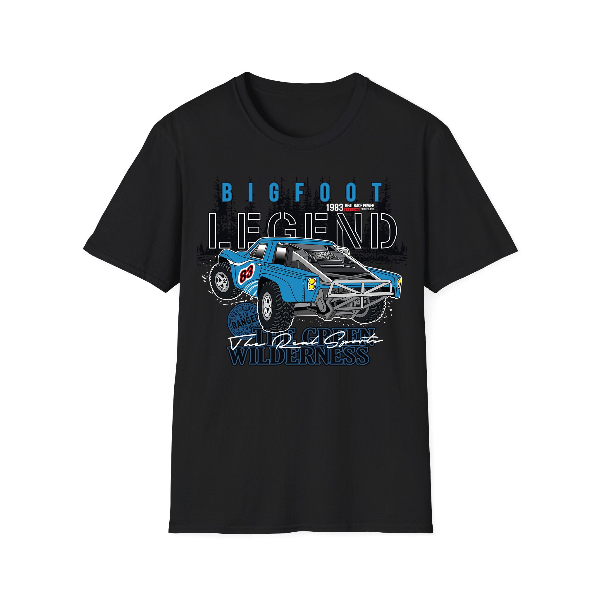 Racing-cars T-shirt Bigfoot Legend