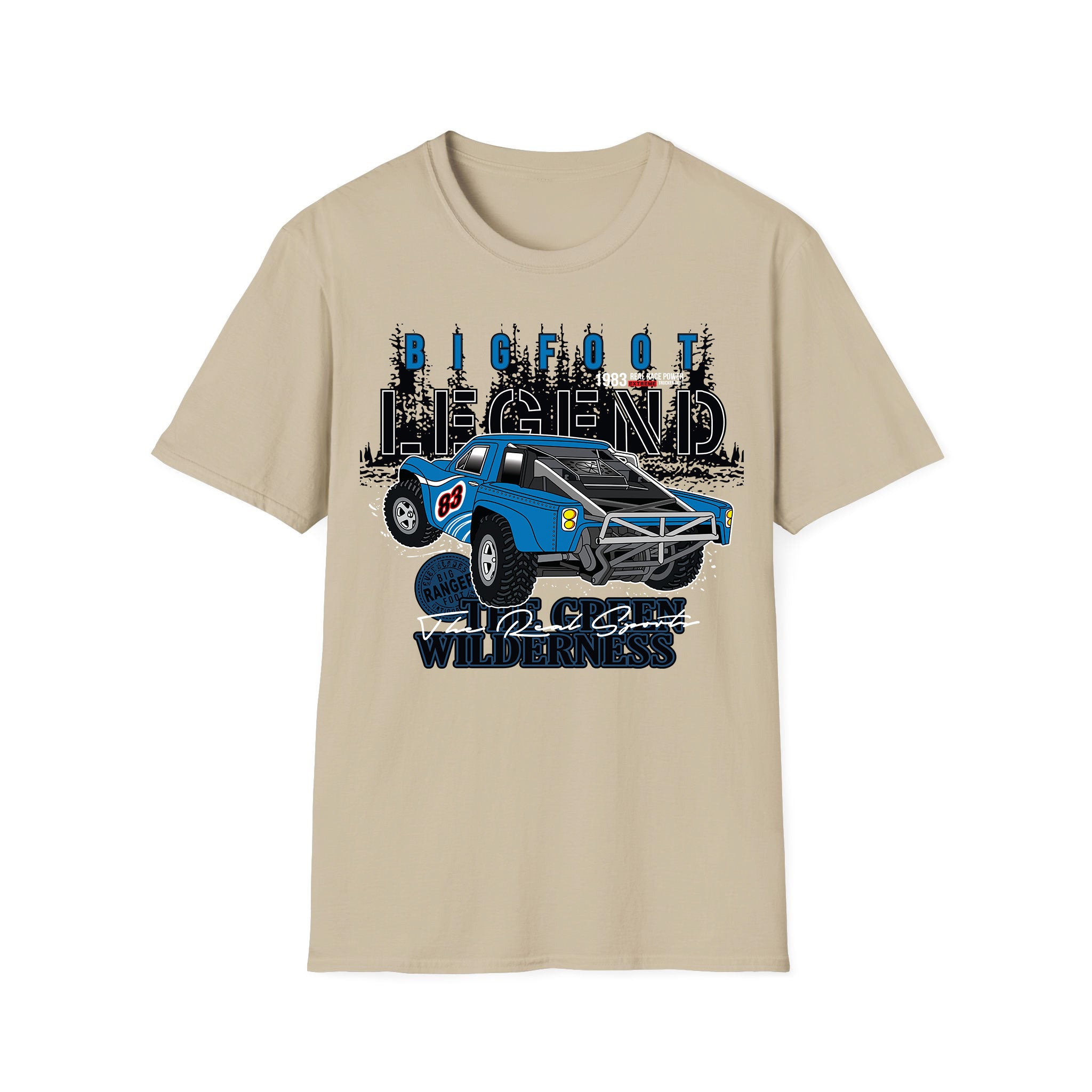 Racing-cars T-shirt Bigfoot Legend