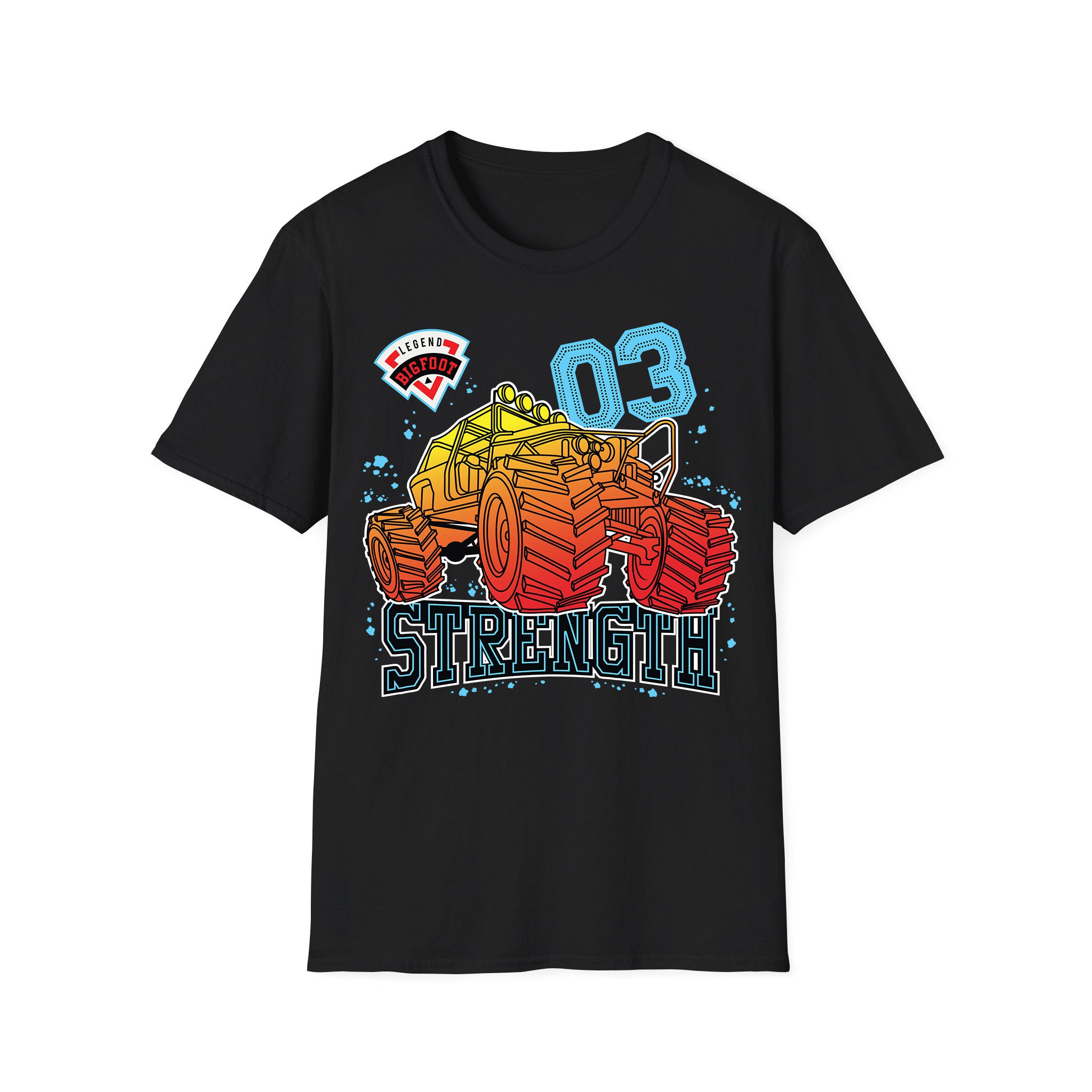 Racing-cars T-shirt Bigfoot Strength