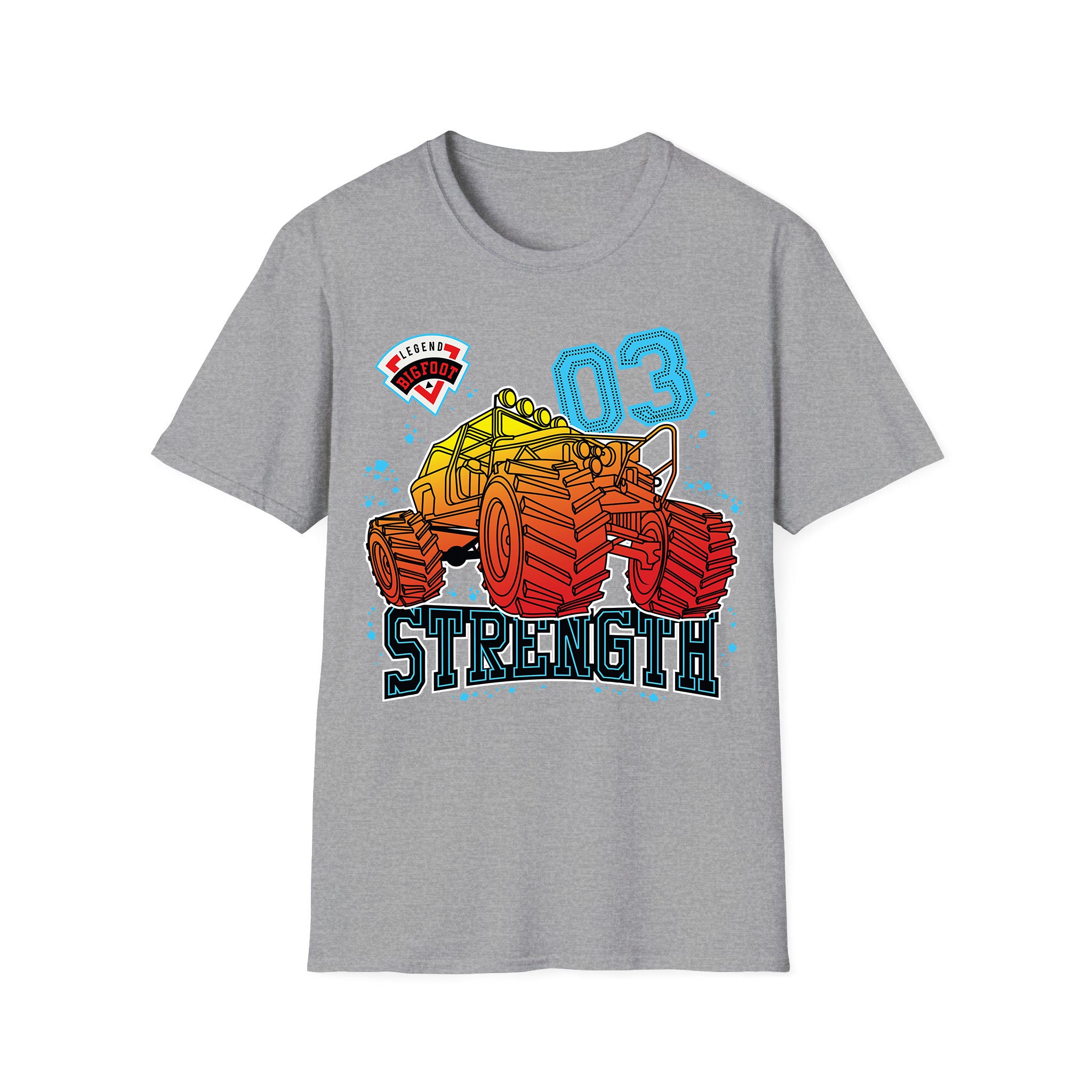 Racing-cars T-shirt Bigfoot Strength