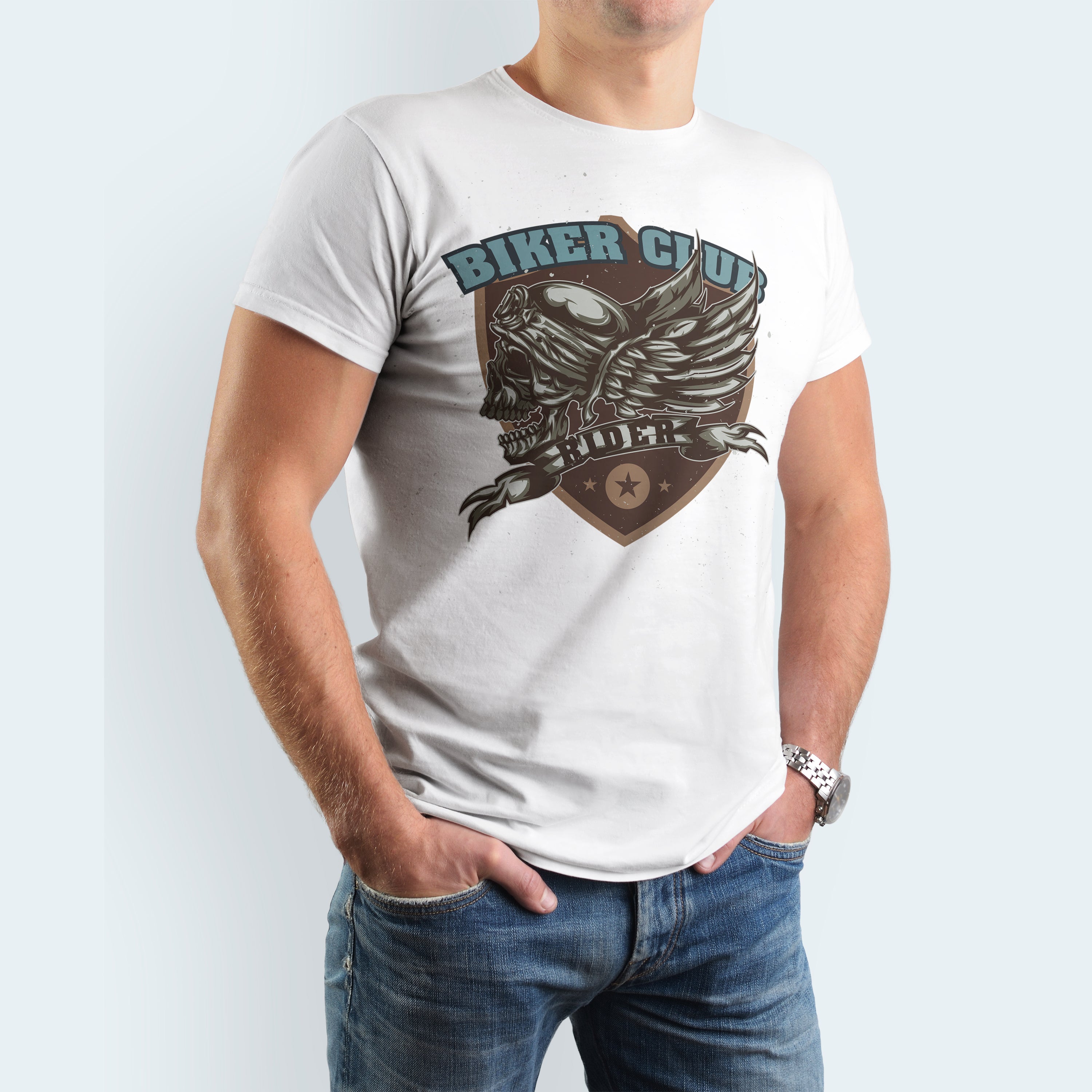 T-shirt moto Biker ClubRider