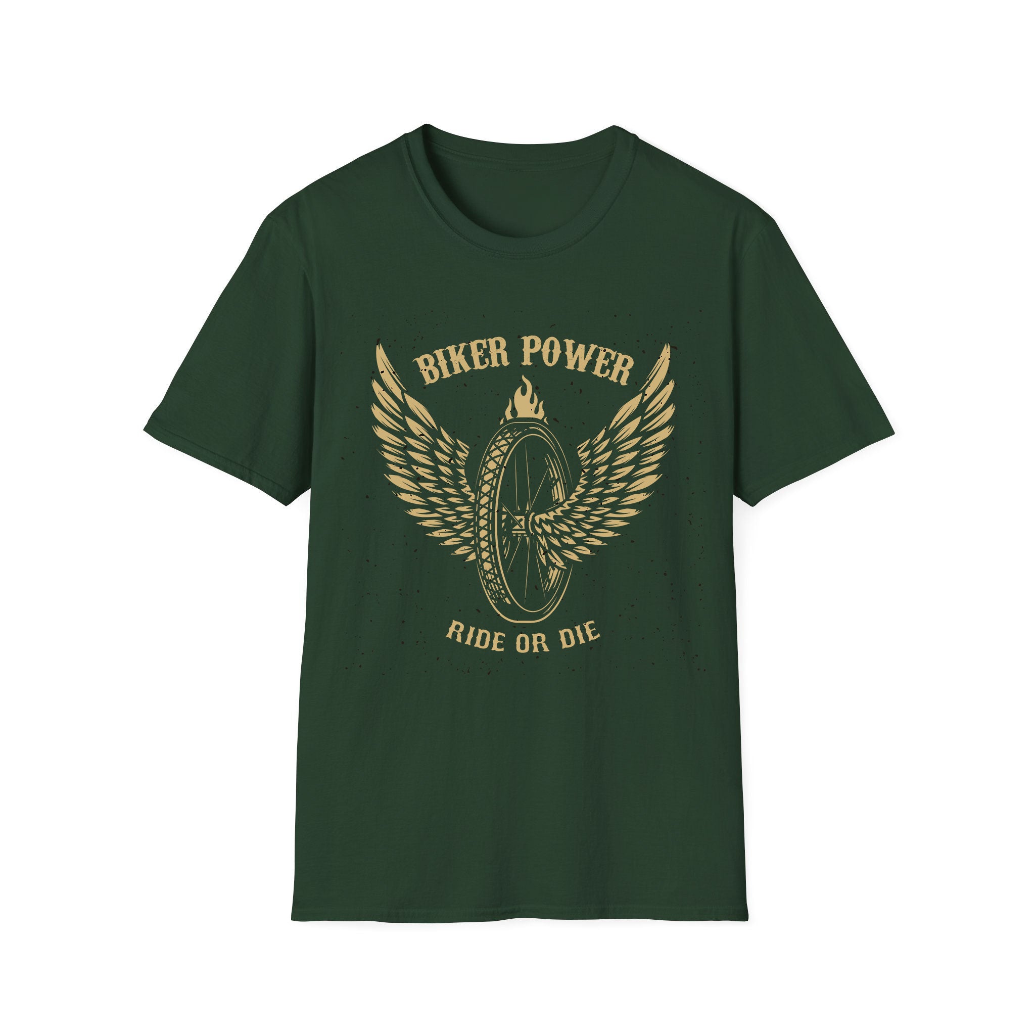 Motorcycle T-shirt Biker Ride Or Die