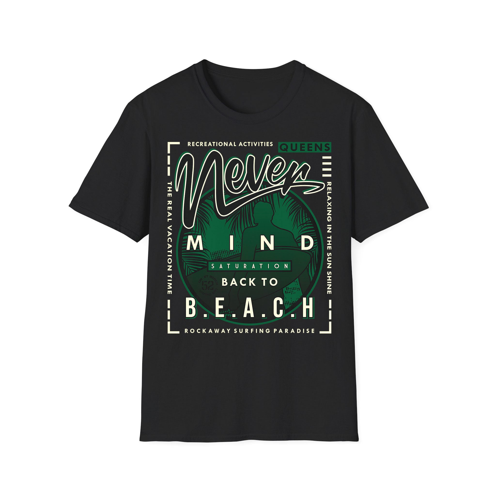 Áo thun unisex mùa hè Back To Beach