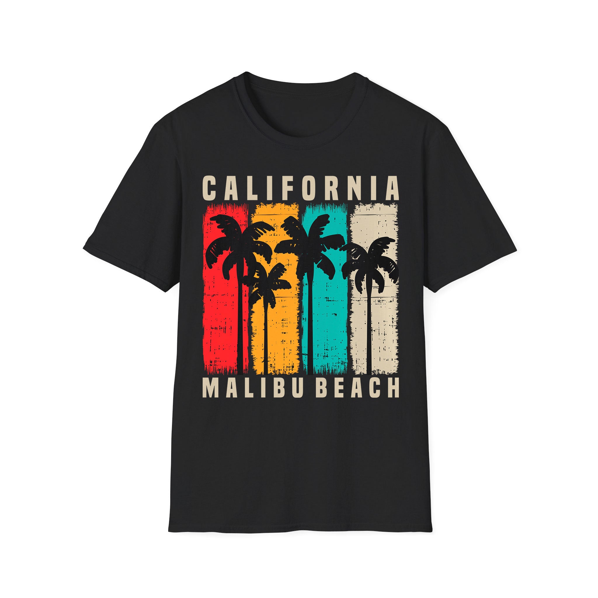 Áo thun unisex mùa hè Cali Malibu Beach