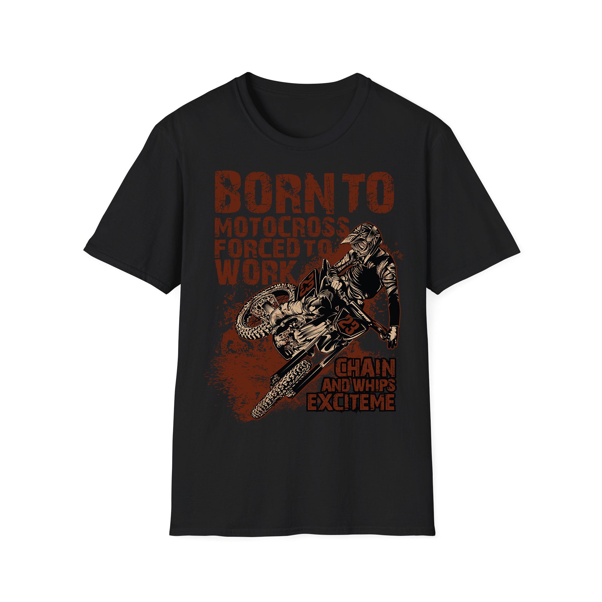 Motorcycle T-shirt Born To Motocross