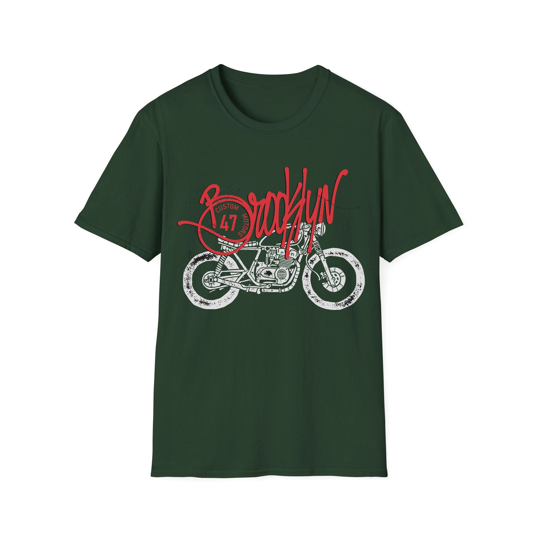 Motorcycle T-shirt Brooklyn Custom Motors