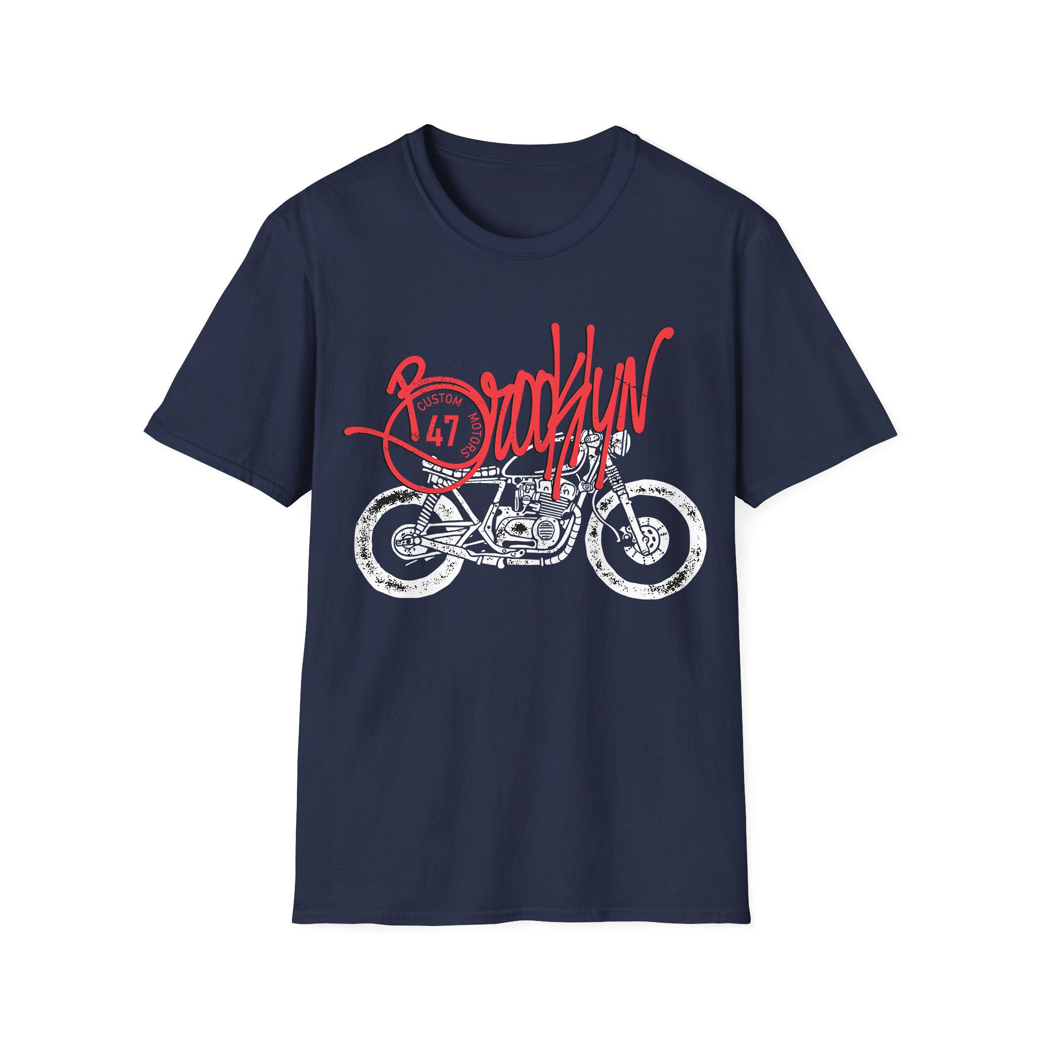 Motorcycle T-shirt Brooklyn Custom Motors