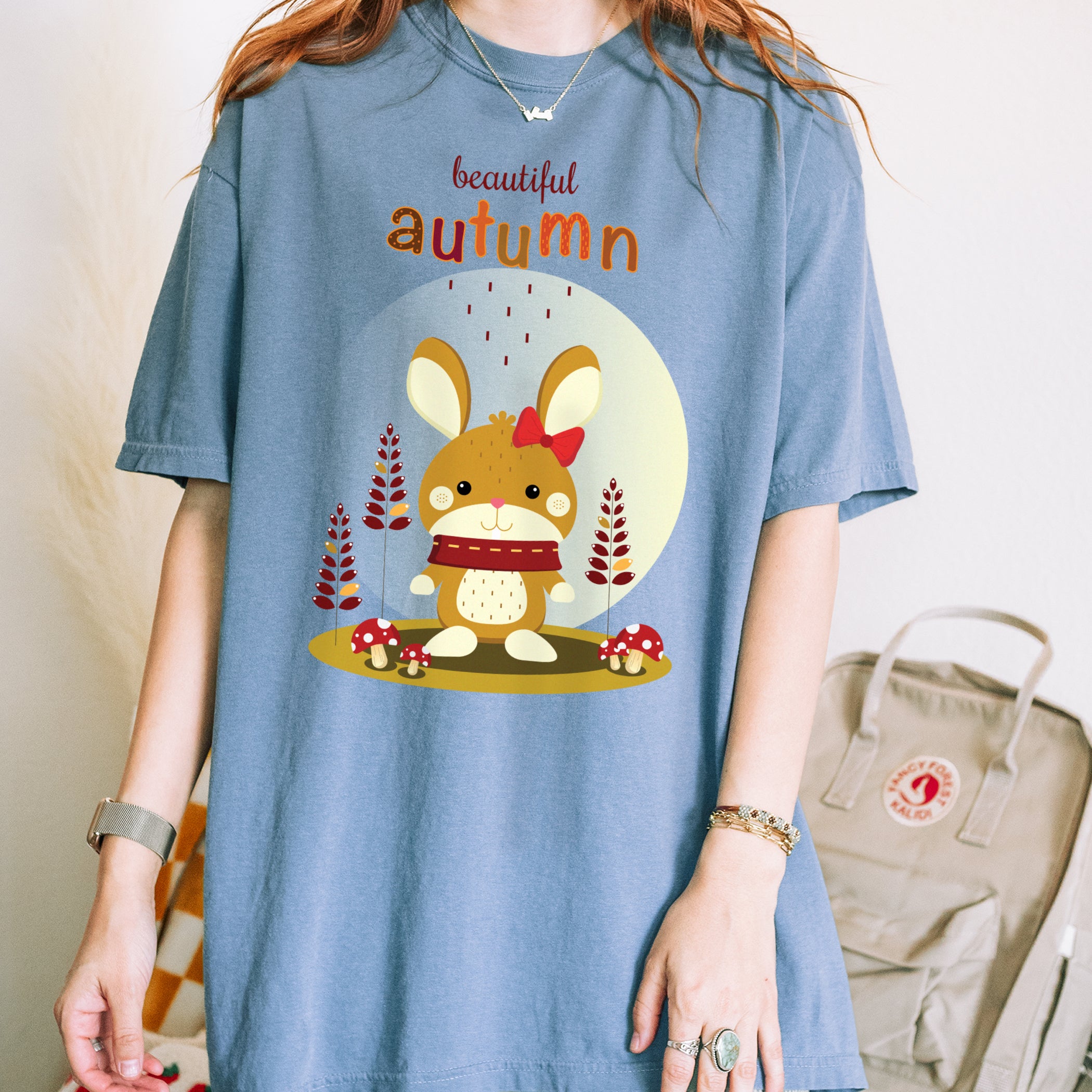 Autumn T-shirt Bunny Beautiful Autumn