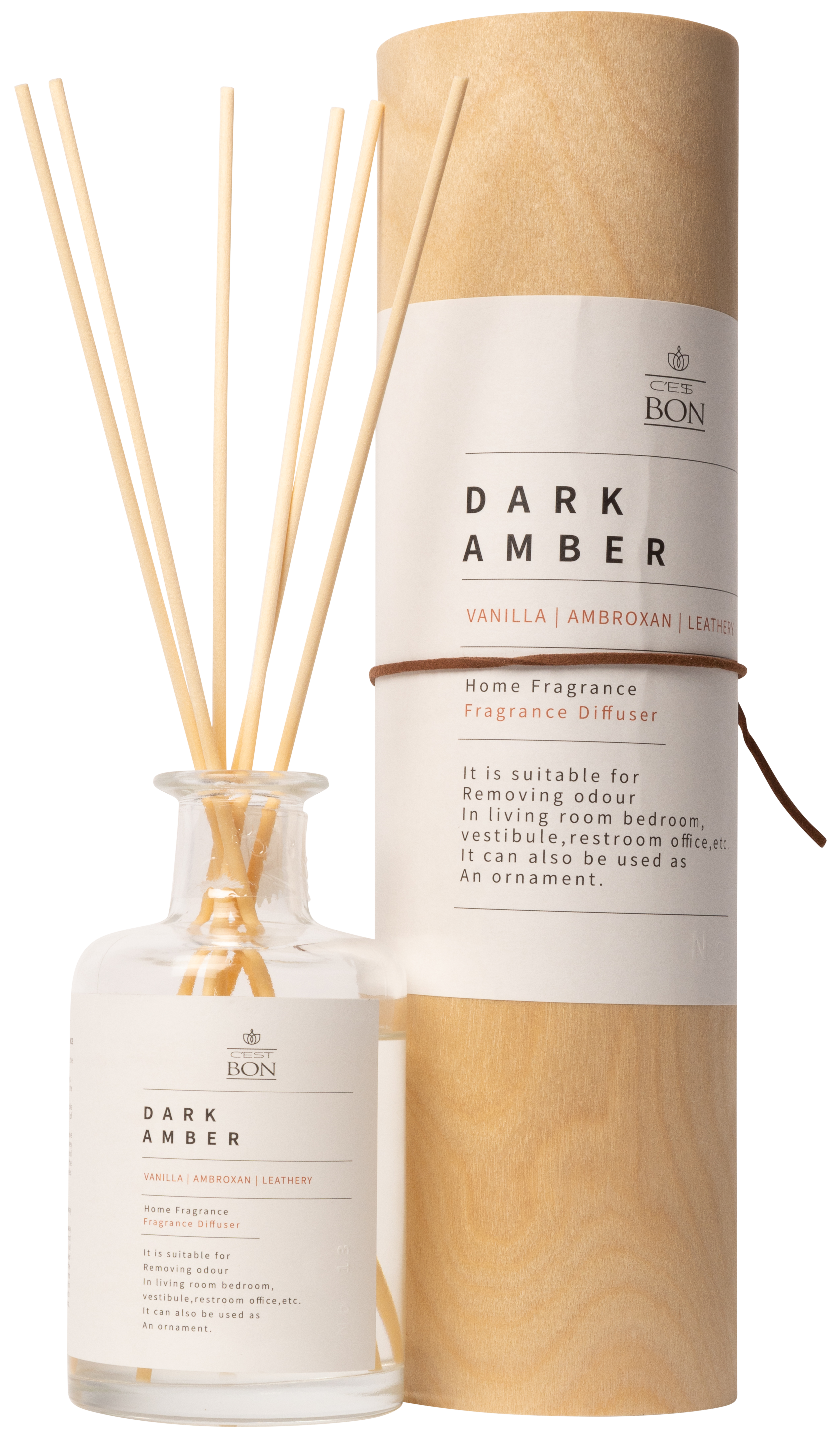 Diffuseur d’ambiance personnalisable 200 ml Parfum Ambre Noir