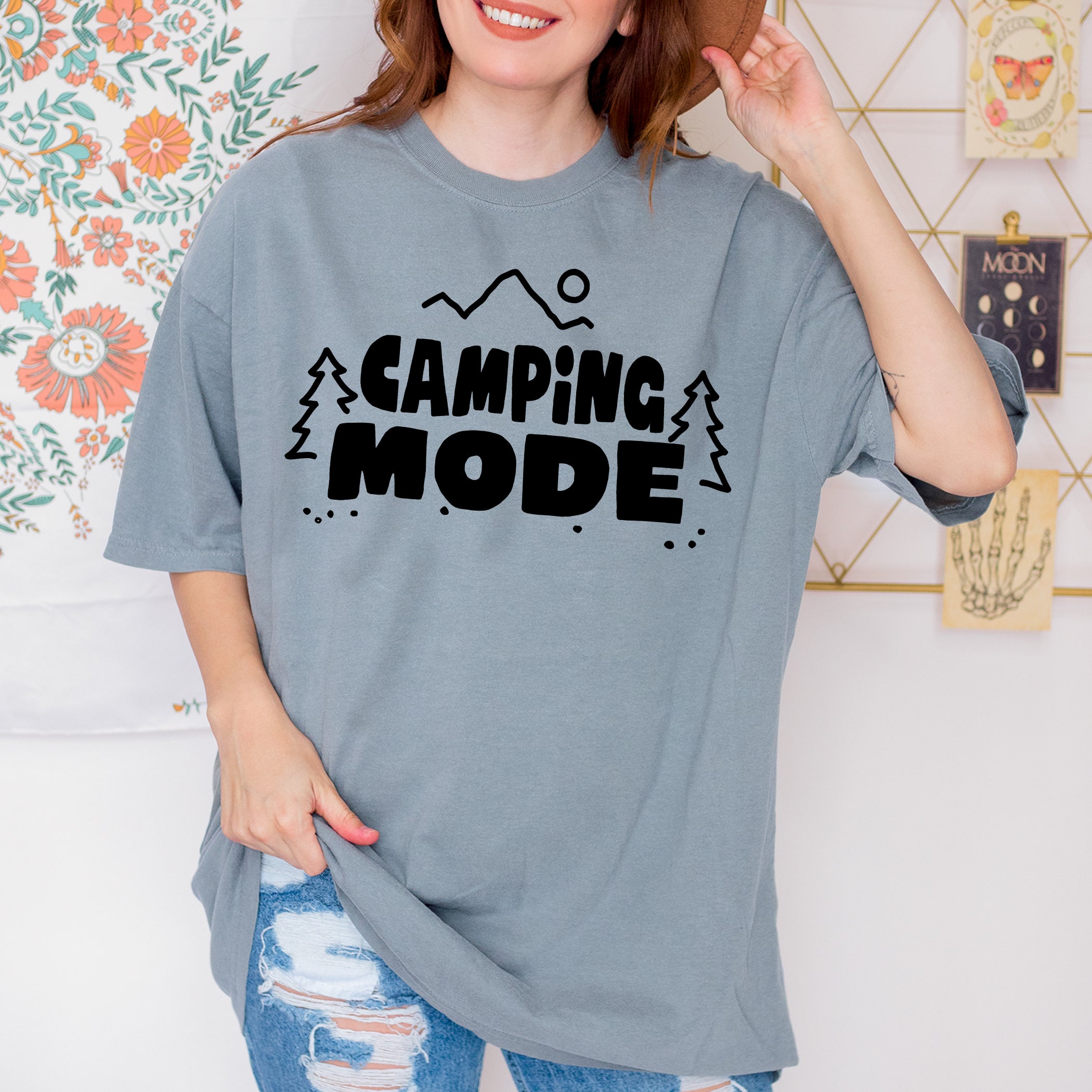 T-shirt mode camping