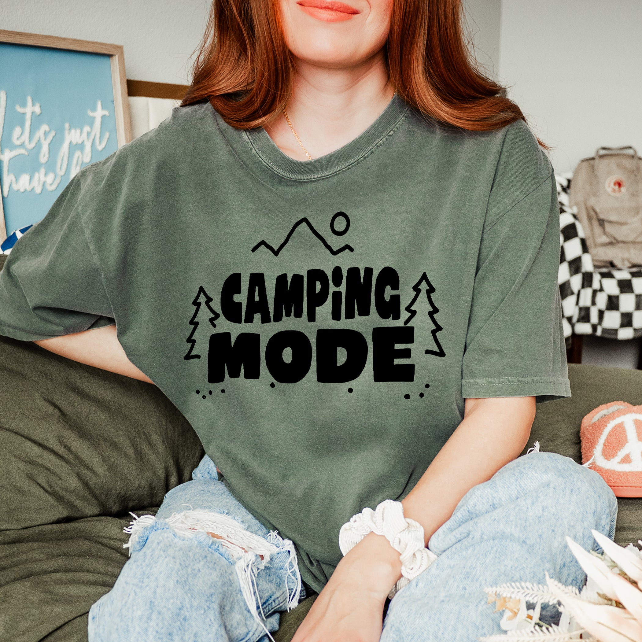 T-shirt mode camping