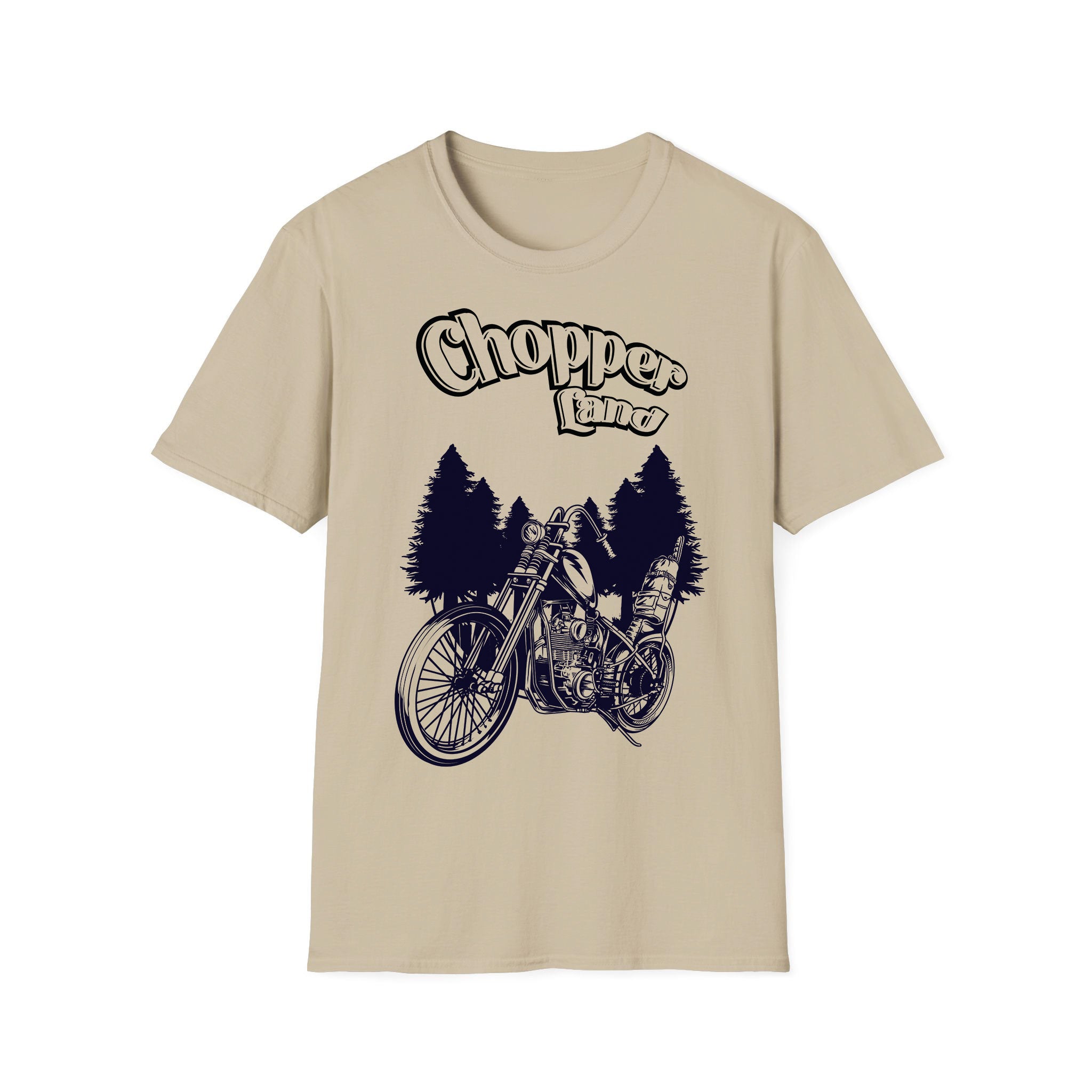 Motorcycle T-shirt Chopper Land