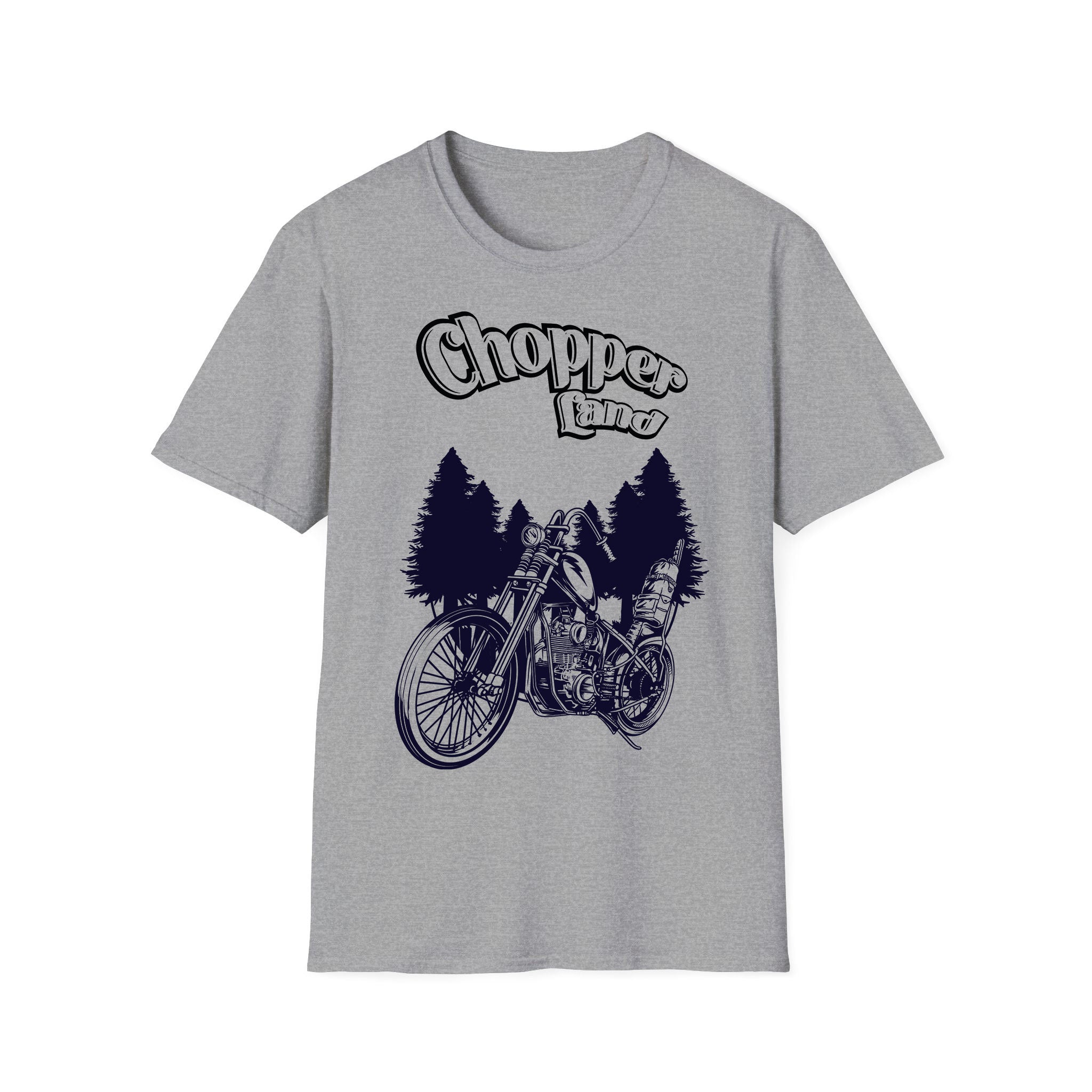 Motorcycle T-shirt Chopper Land