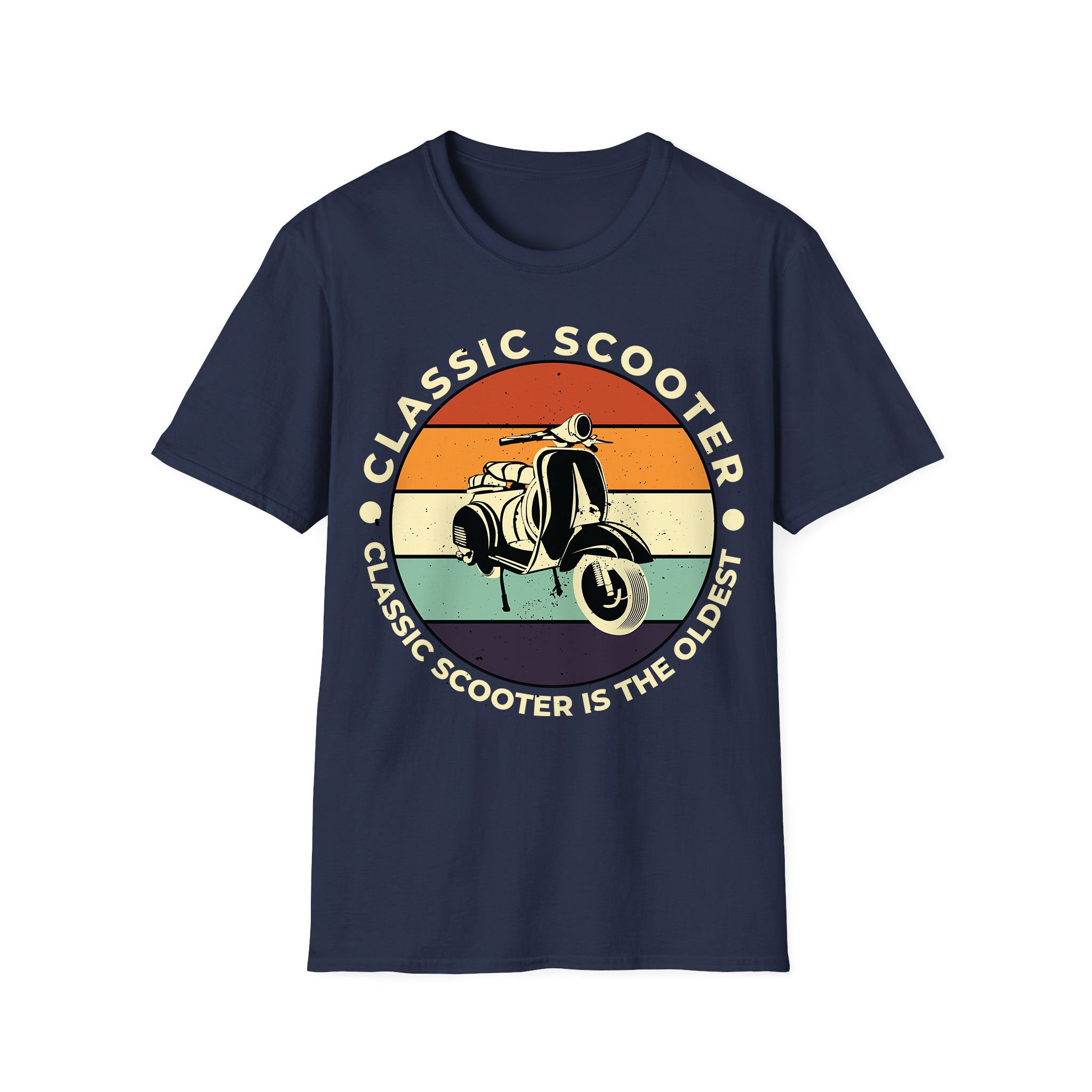 Motorcycle T-shirt Classic Scooter