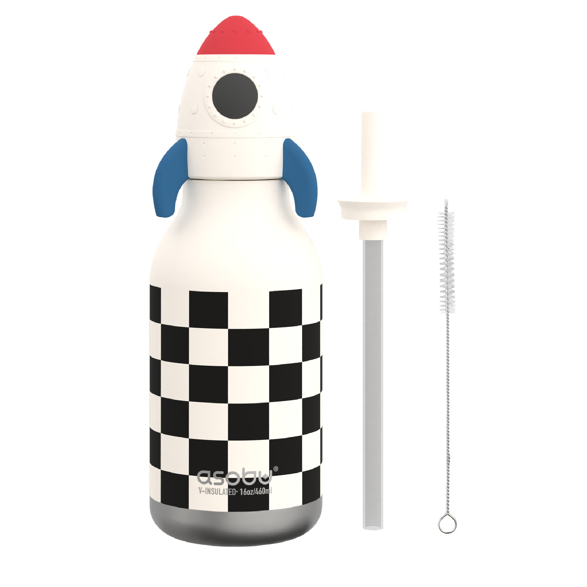 Personalized Bestie Insulated Bottle Rocketship