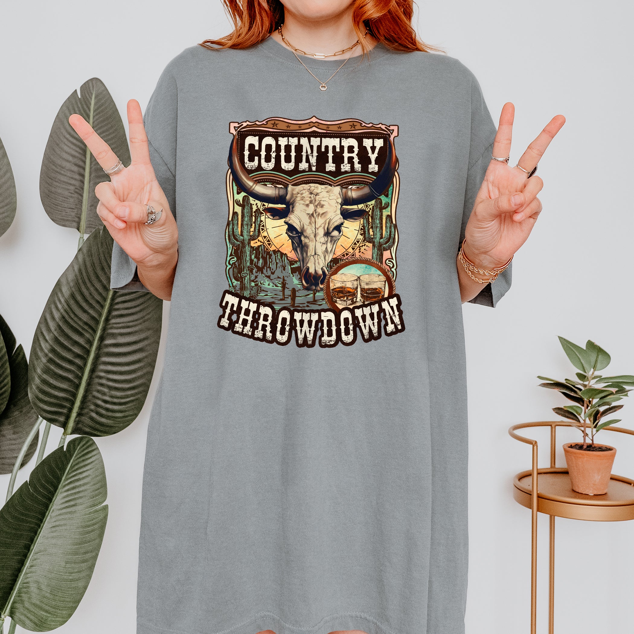 T-shirt musique country Country Throwdown