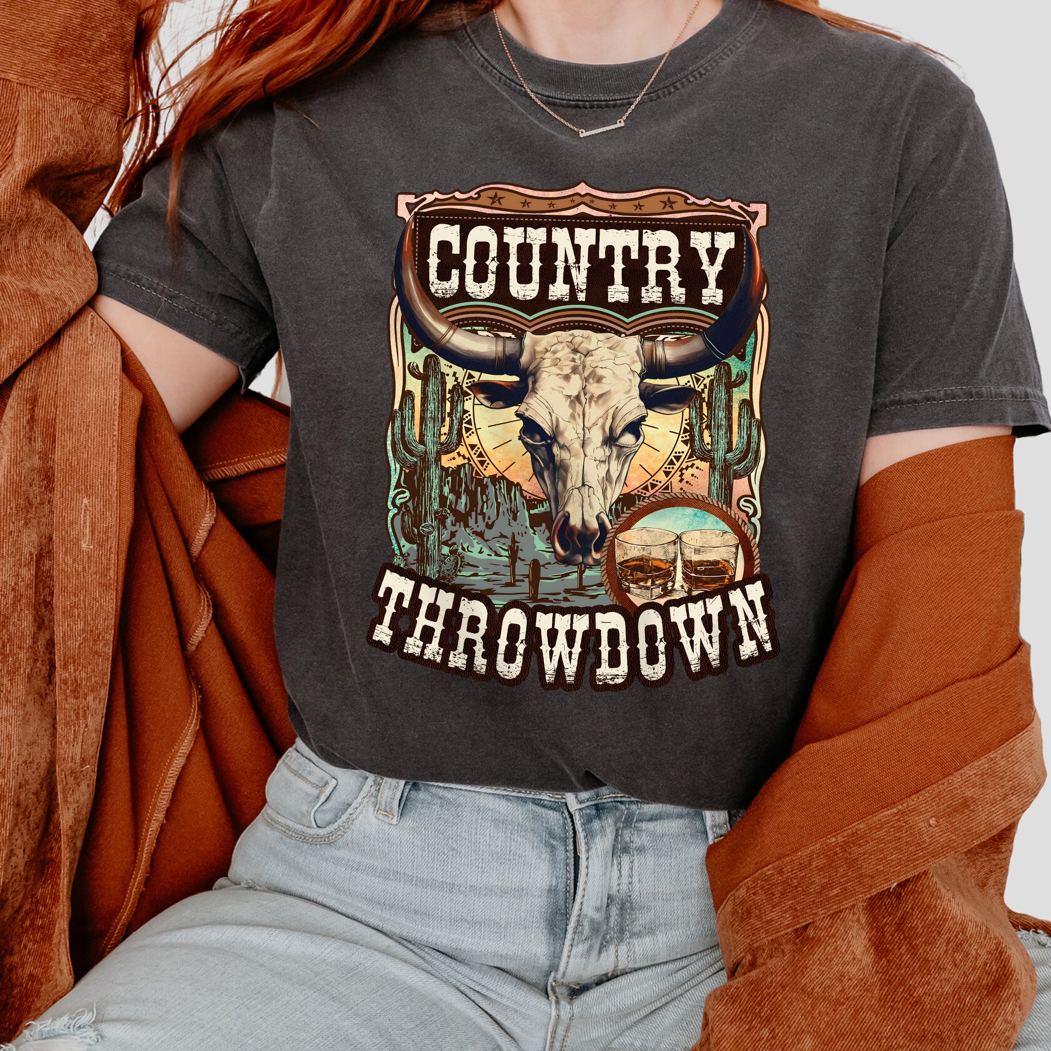 T-shirt musique country Country Throwdown