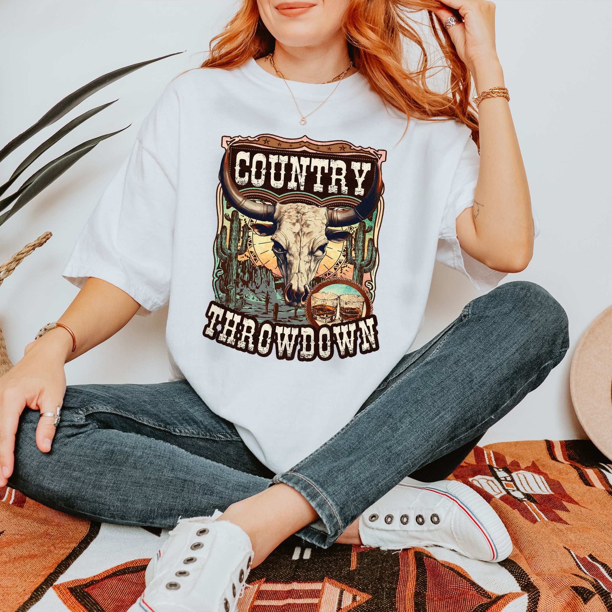 T-shirt musique country Country Throwdown