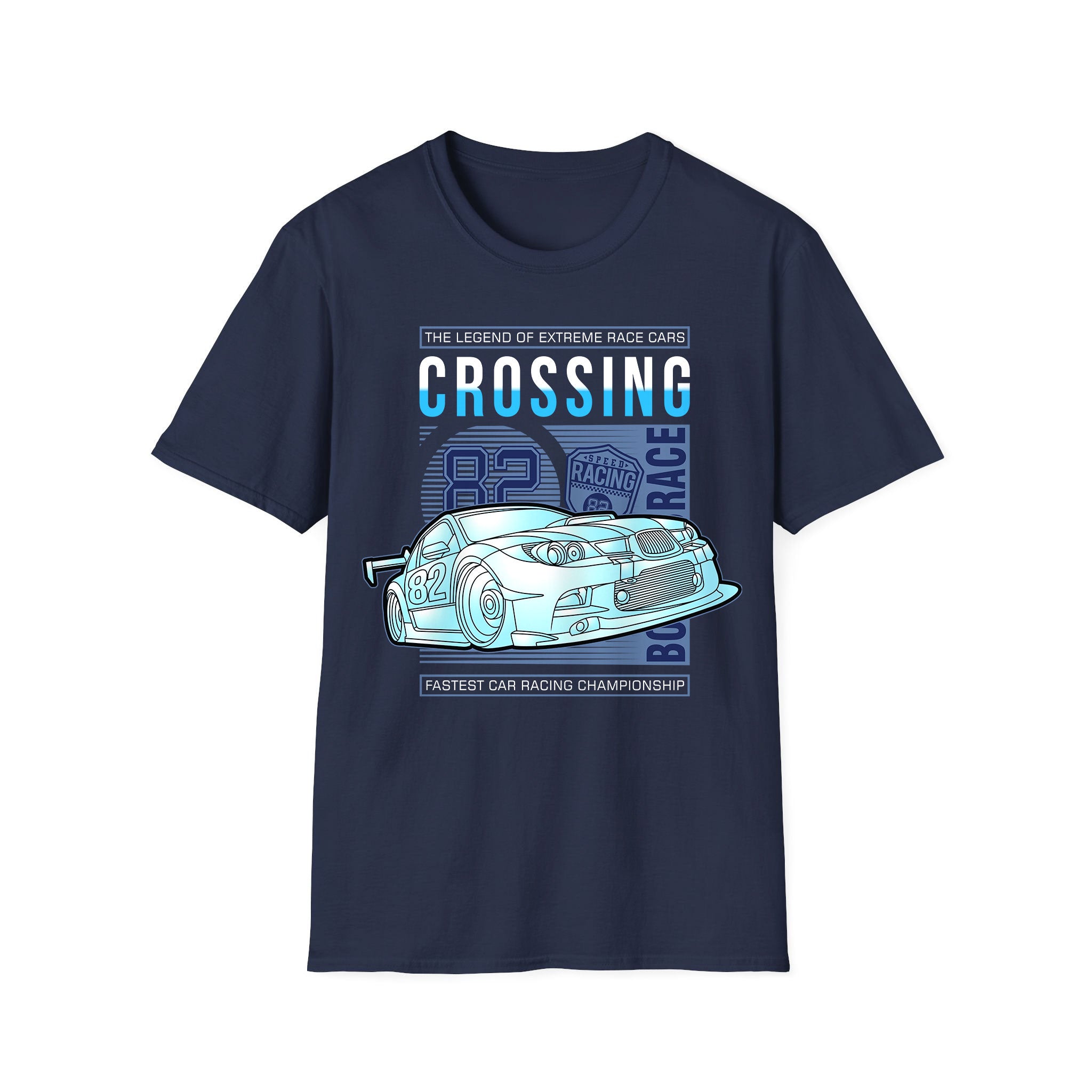 Racing-cars T-shirt Crossing Car