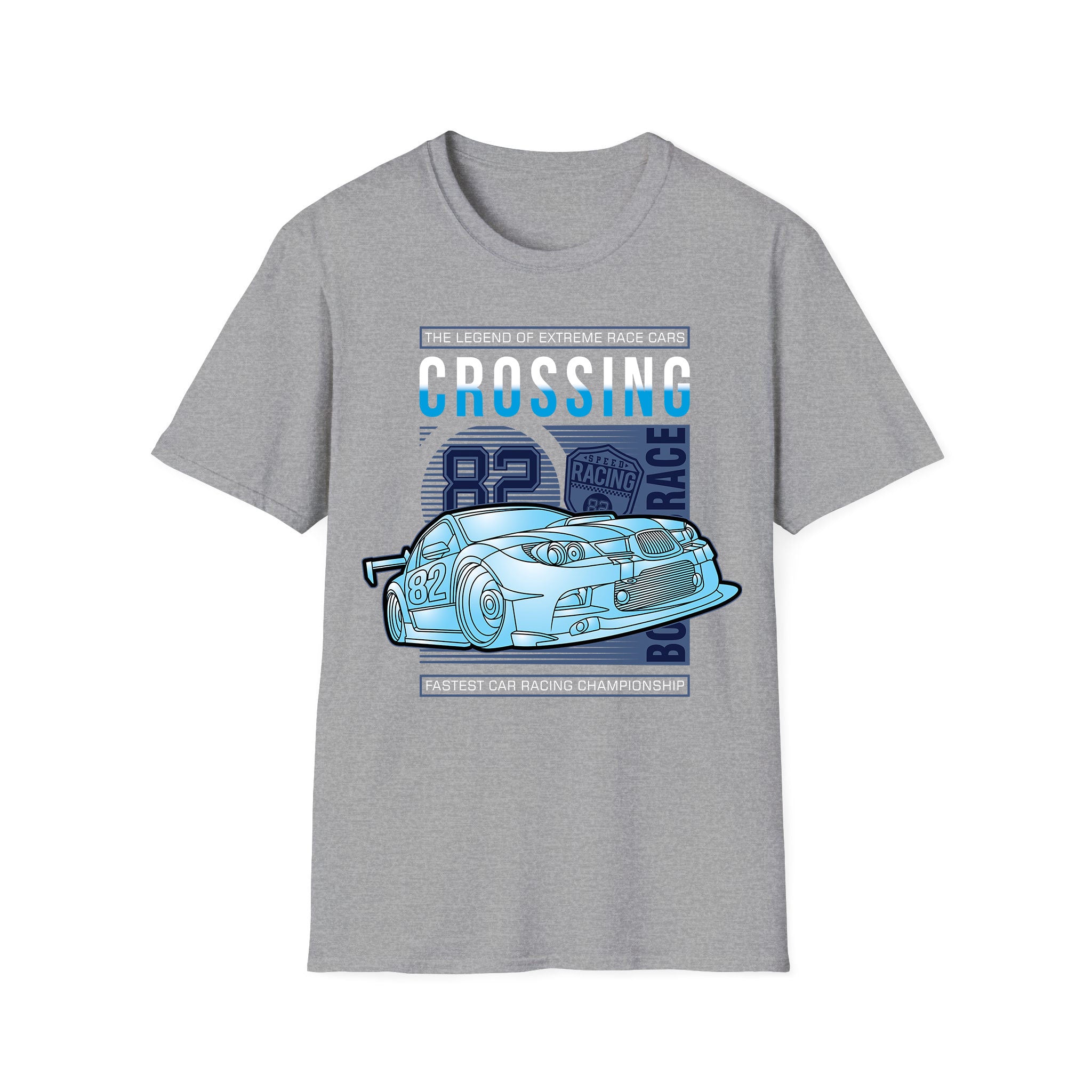 Racing-cars T-shirt Crossing Car