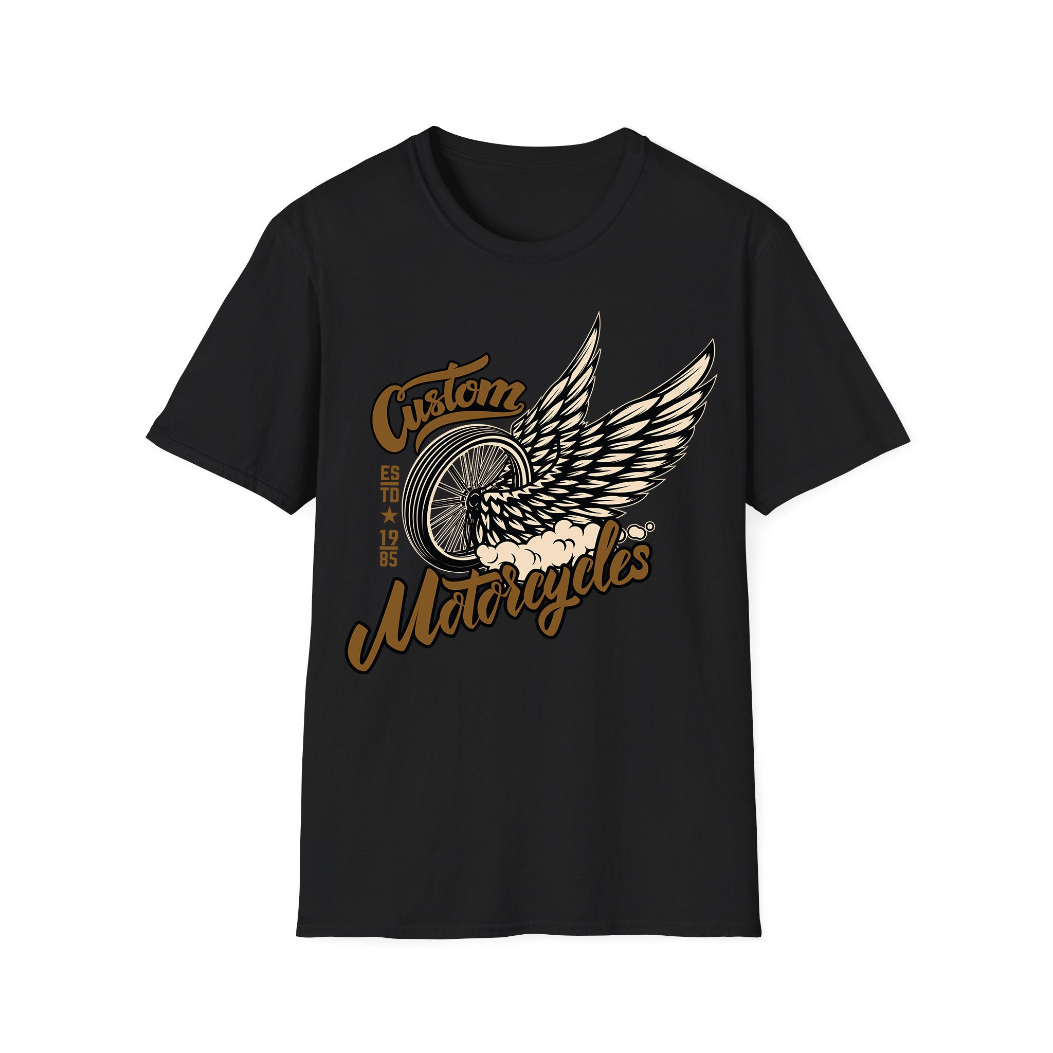 Motorcycle T-shirt Custom Motor Wings