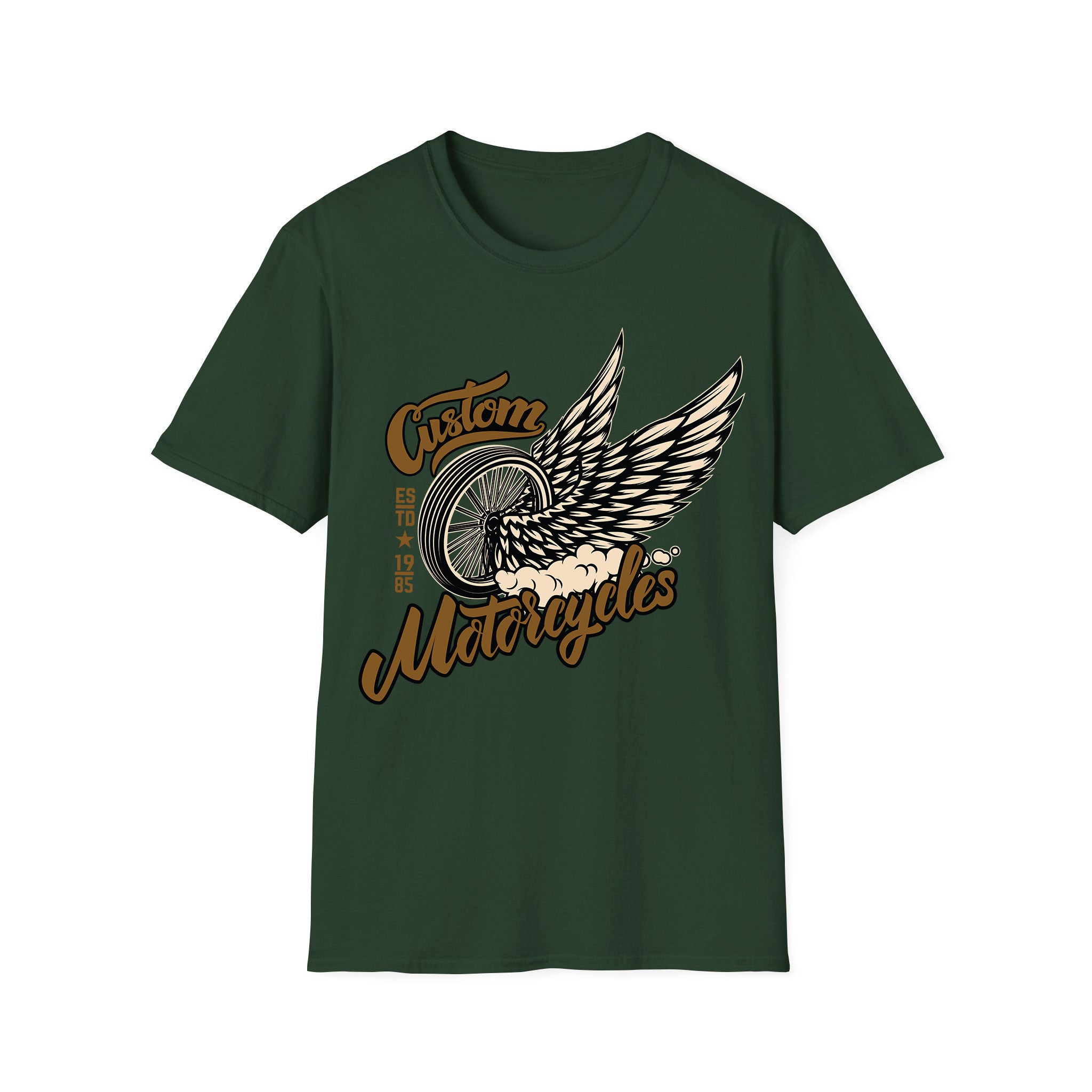 Motorcycle T-shirt Custom Motor Wings