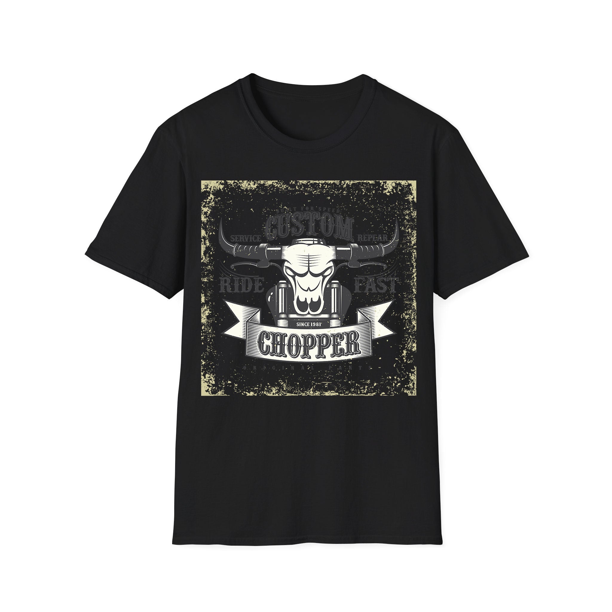 Motorcycle T-shirt Custom Ride Chopper