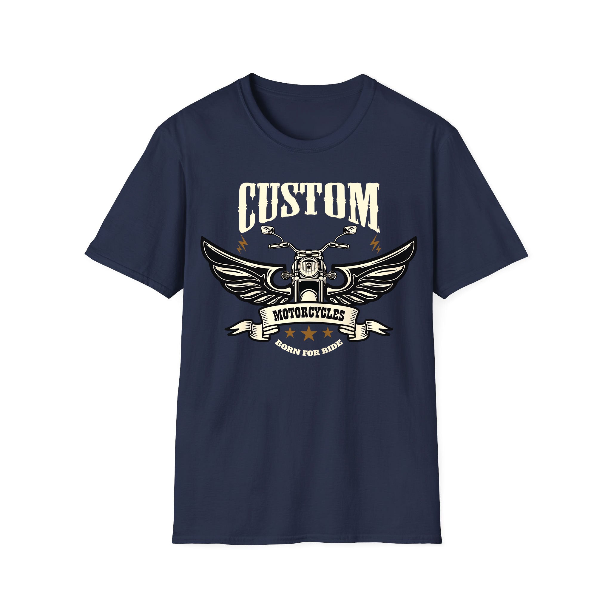 Motorcycle T-shirt Custom Wings Motor