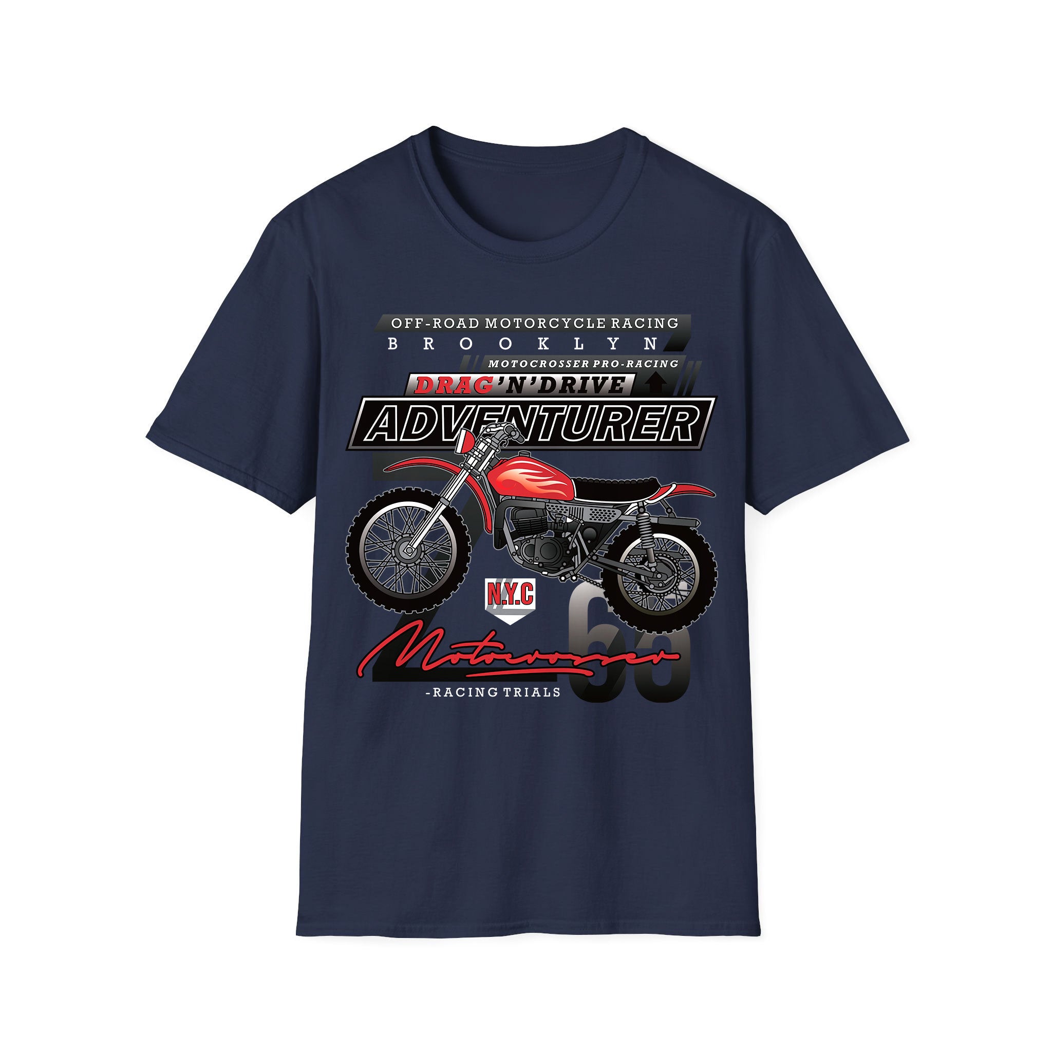 Motorcycle T-shirt DragnDrive Adventurer