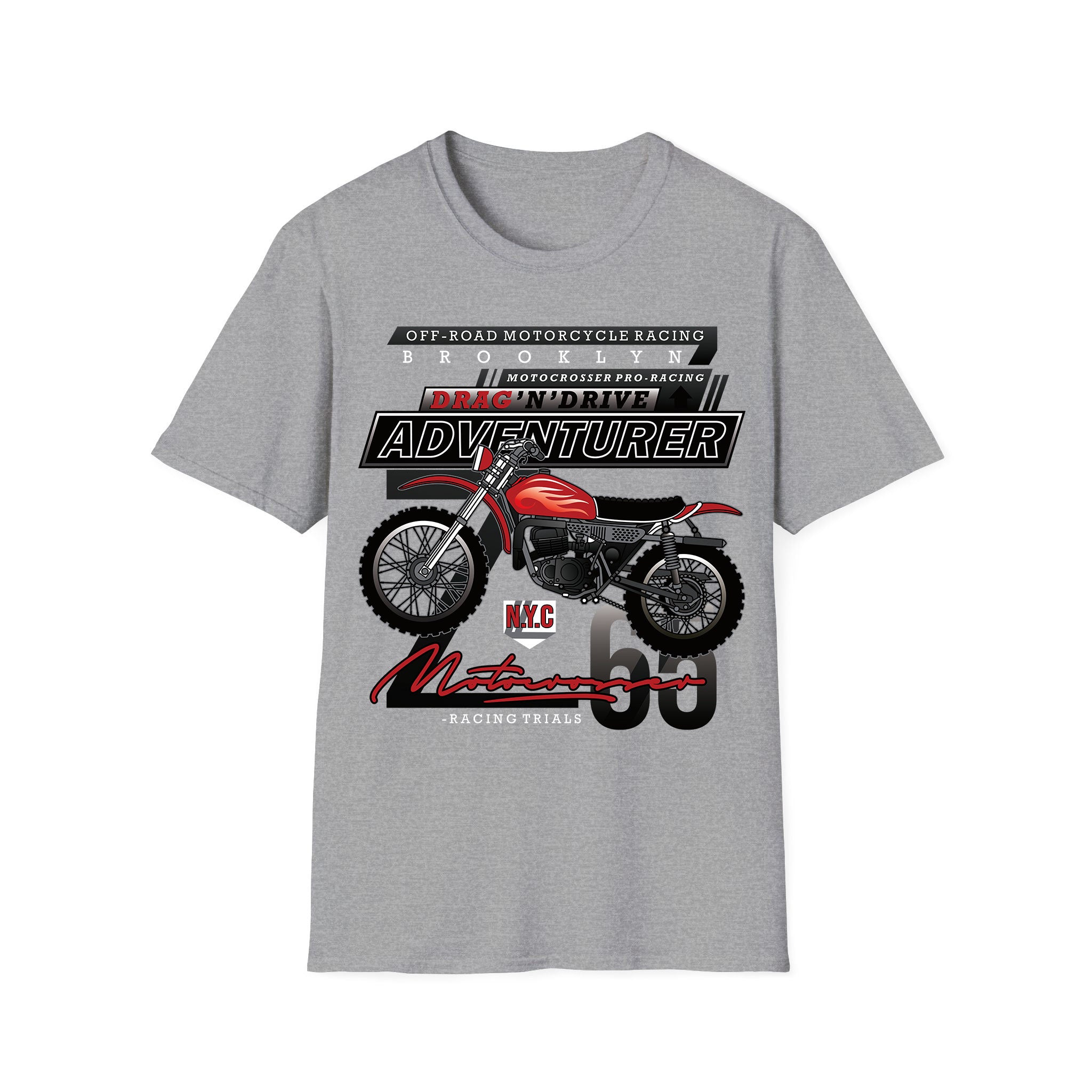 Motorcycle T-shirt DragnDrive Adventurer