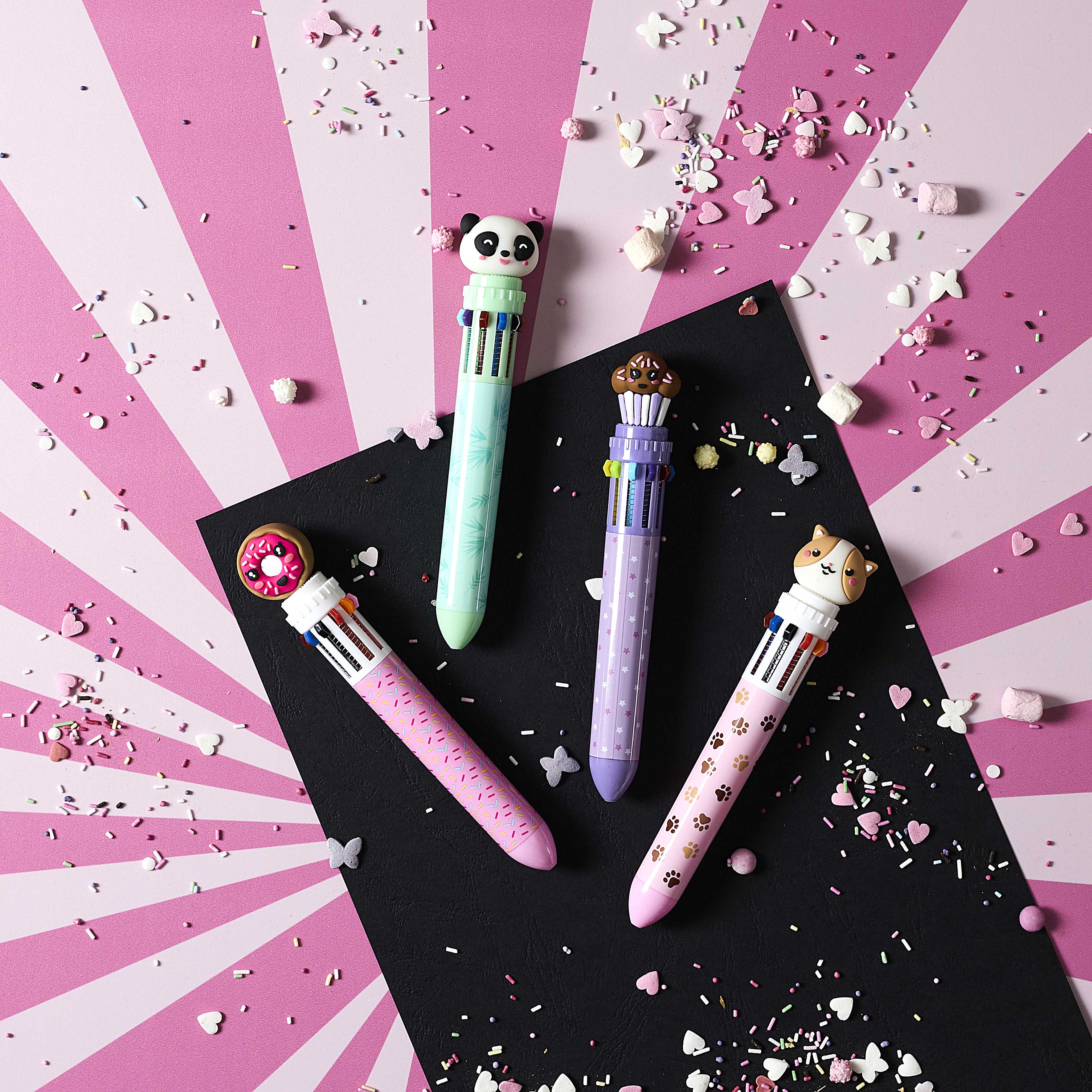 Stylo Funny Kawaii 10 Couleurs