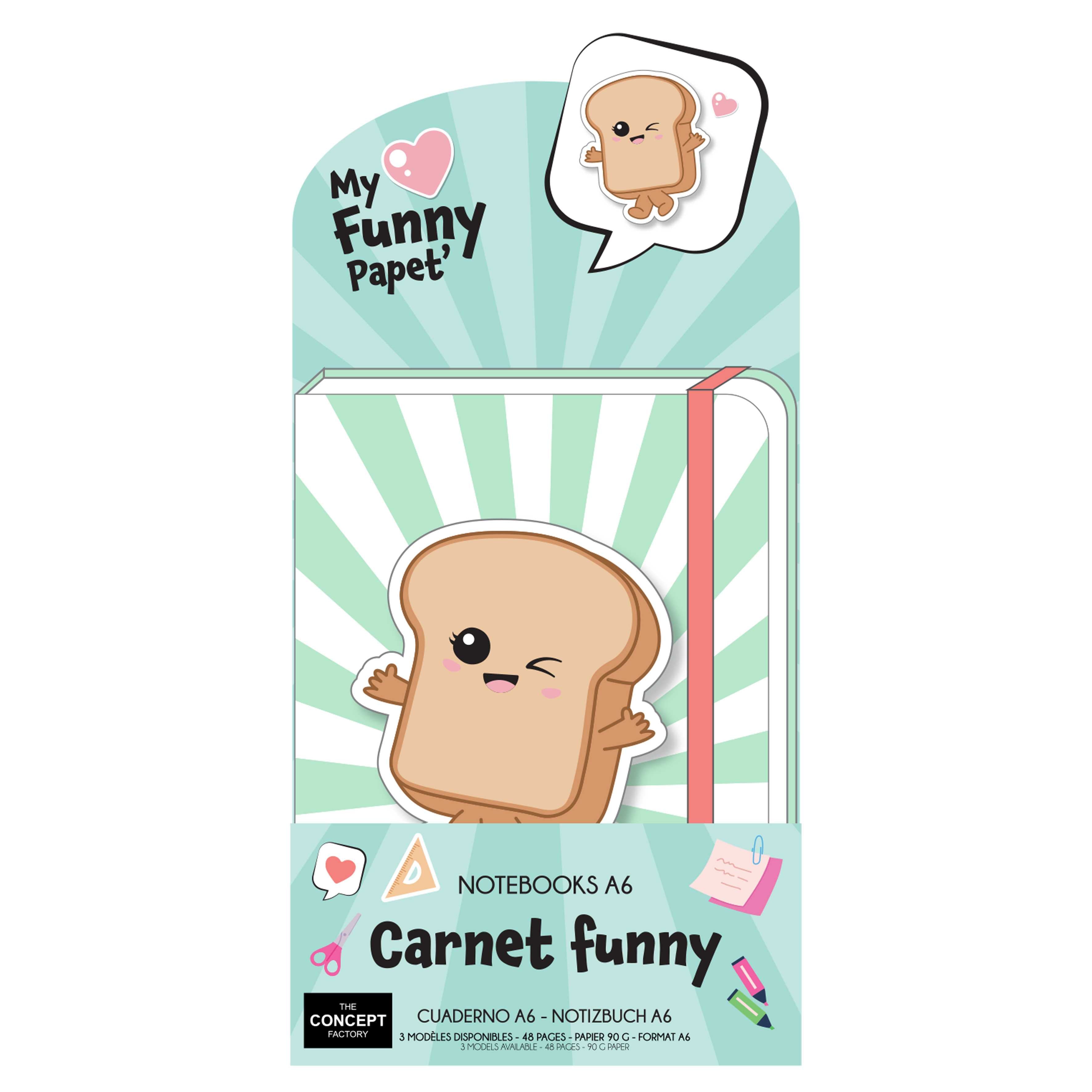 Carnet Funny Kawaii A6