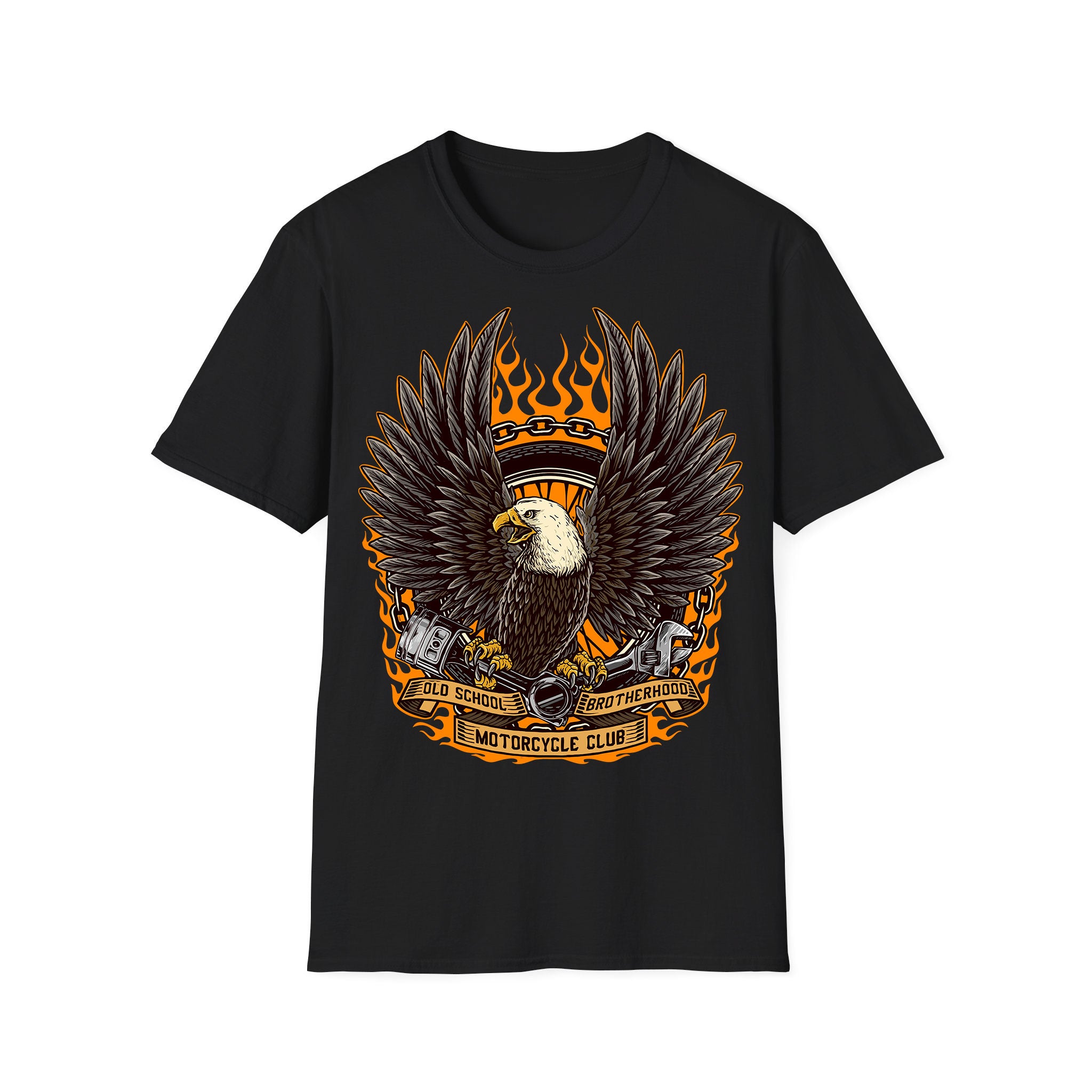 Motorcycle T-shirt Eagles Motorcycle