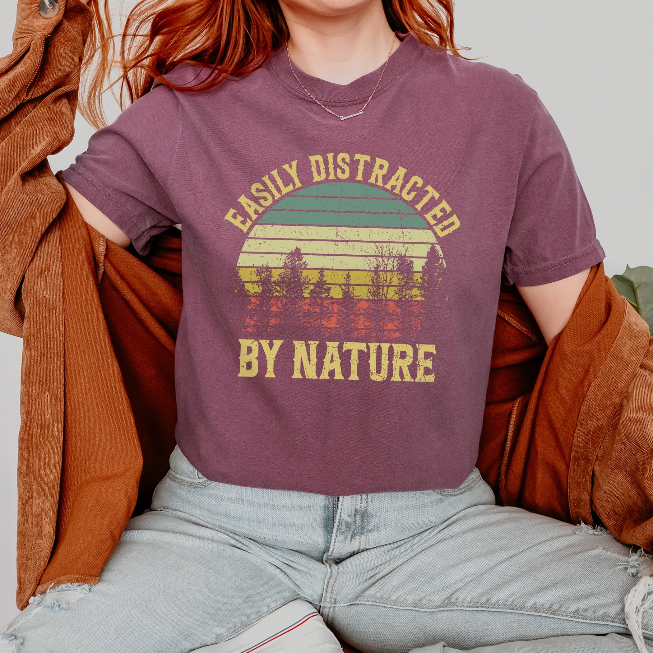 Nature lover T-shirt Easily distracted