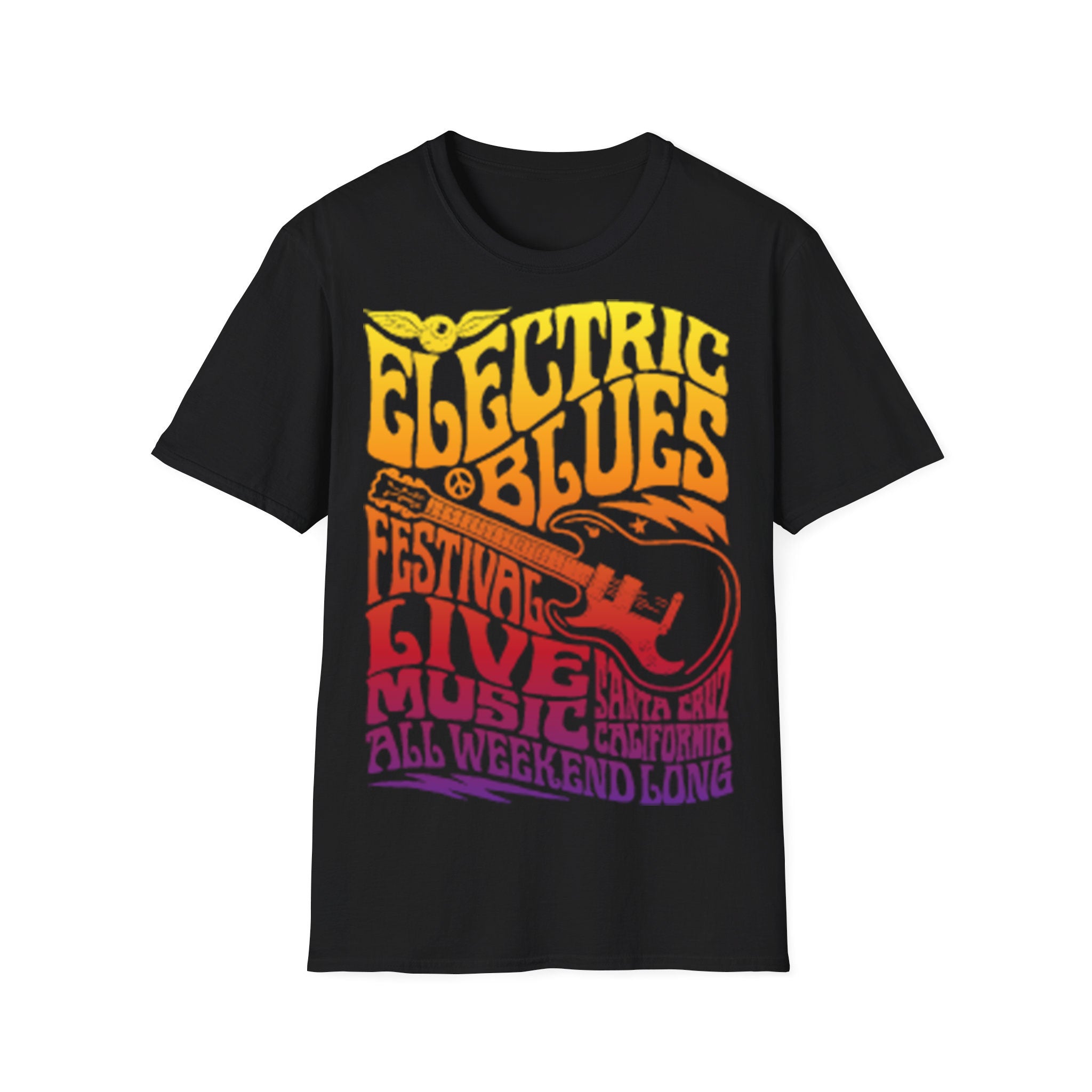 T-shirt unisexe Musique Electric Blues