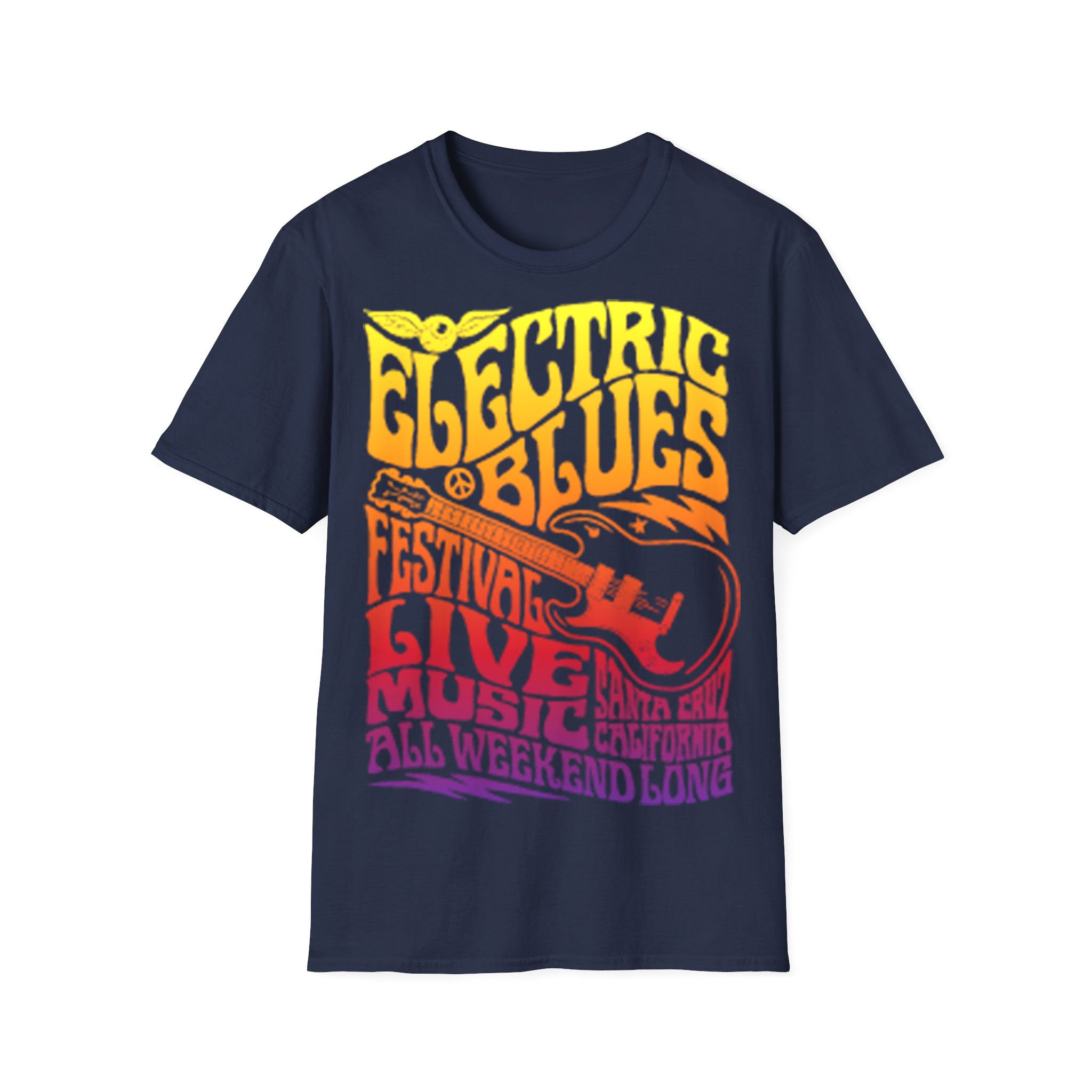 T-shirt unisexe Musique Electric Blues