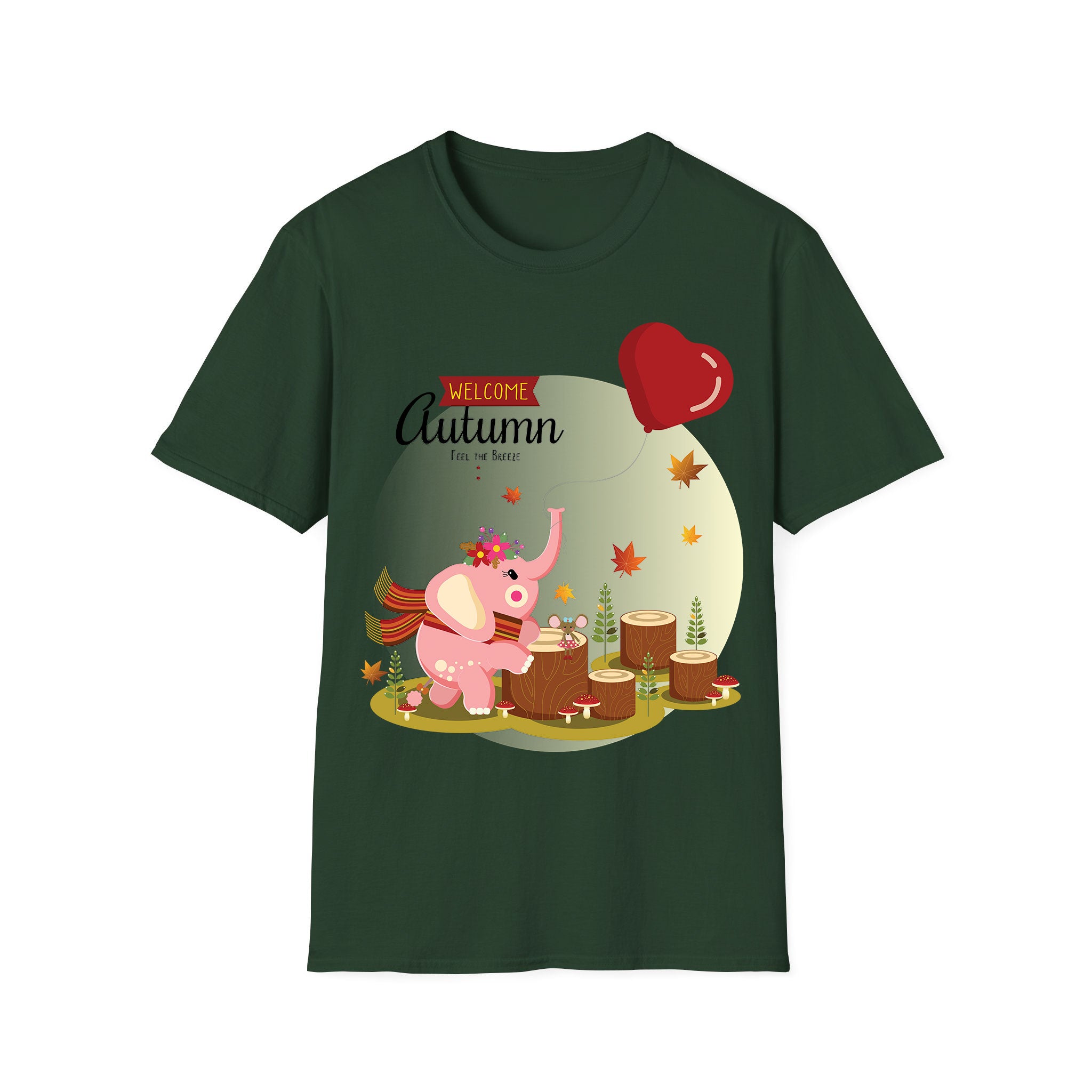 Autumn T-shirt Elephant Autumn