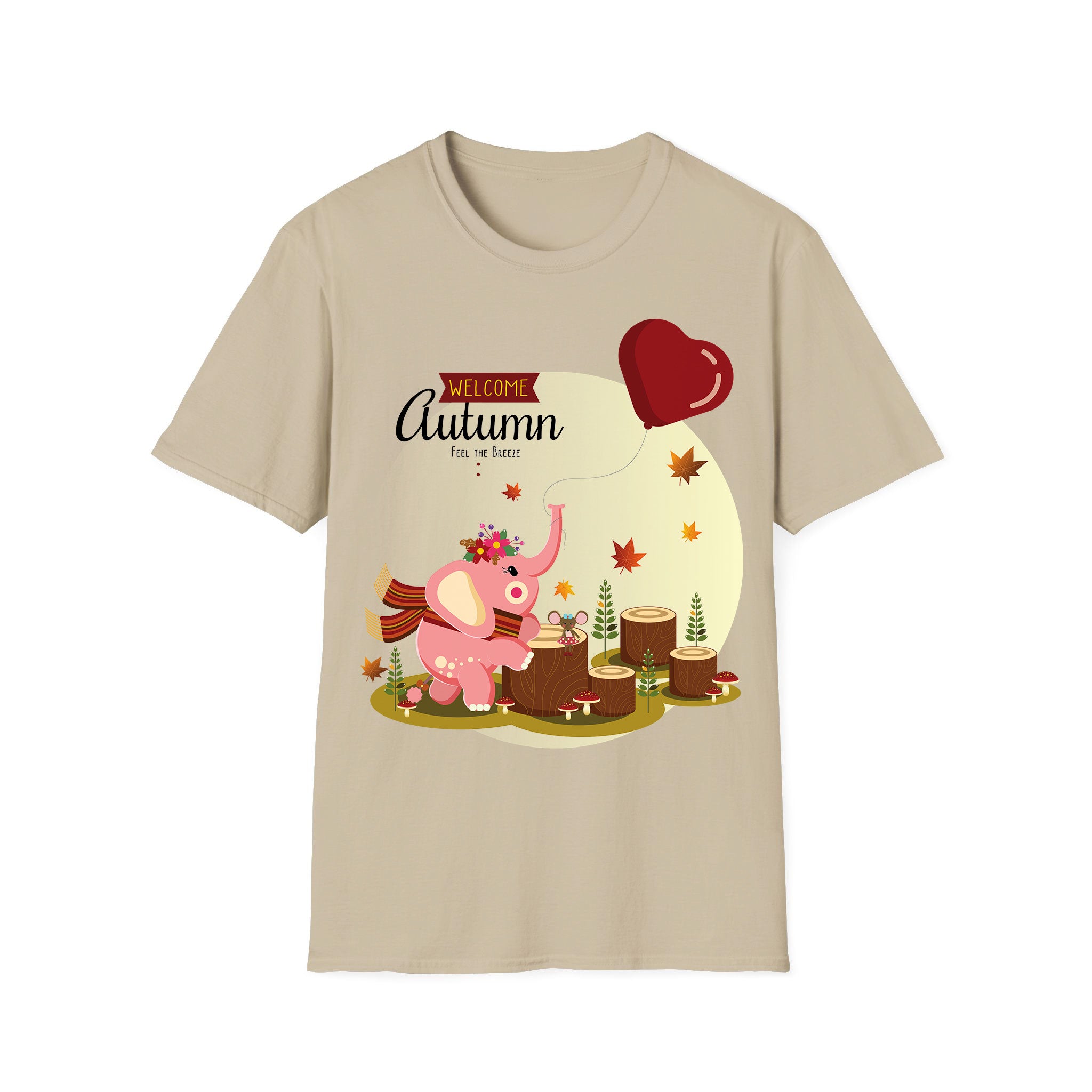 Autumn T-shirt Elephant Autumn