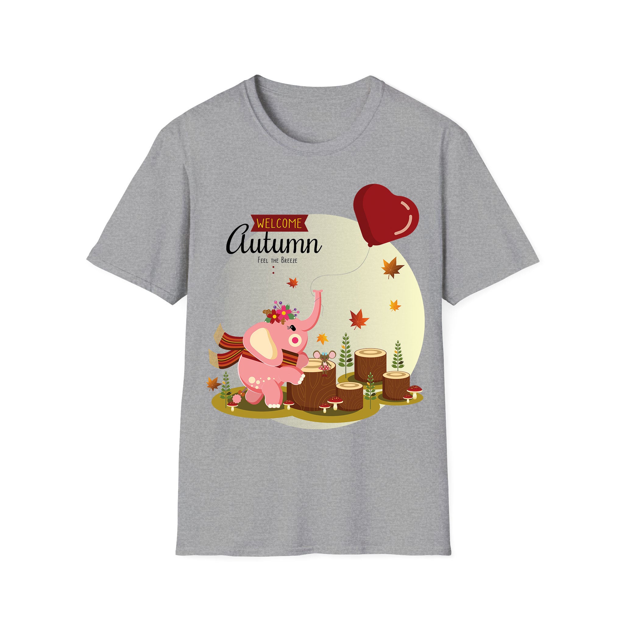 Autumn T-shirt Elephant Autumn