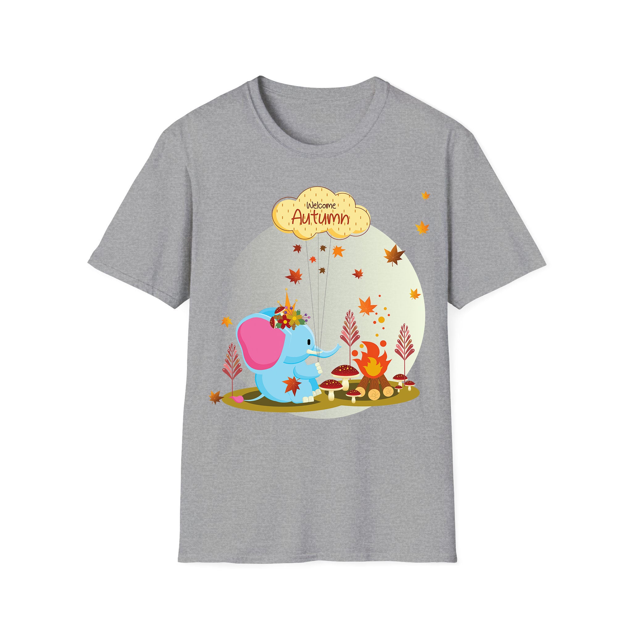 Autumn T-shirt Elephant Welcome Autumn