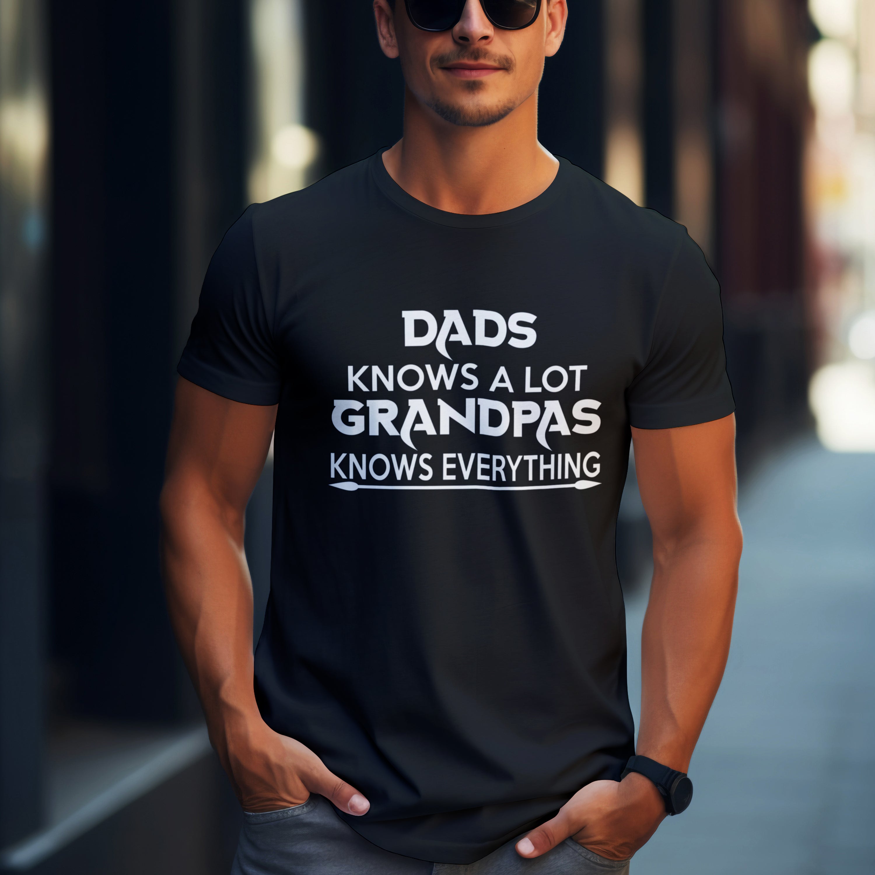 Father's Day T-shirt Dads Know A Lot Grandpas Known Everything