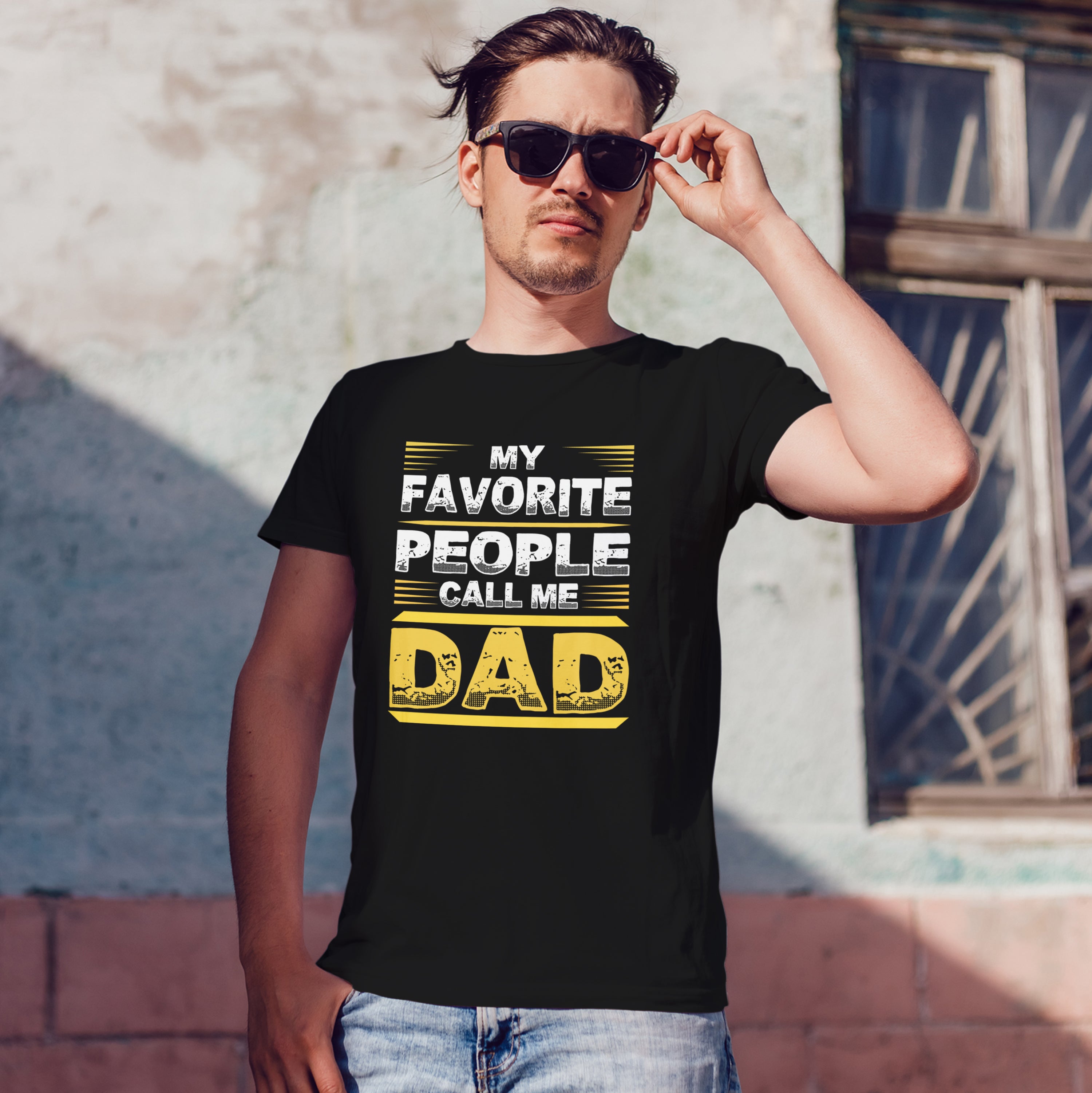 Father's Day T-shirt Favorite People Call Me Dad