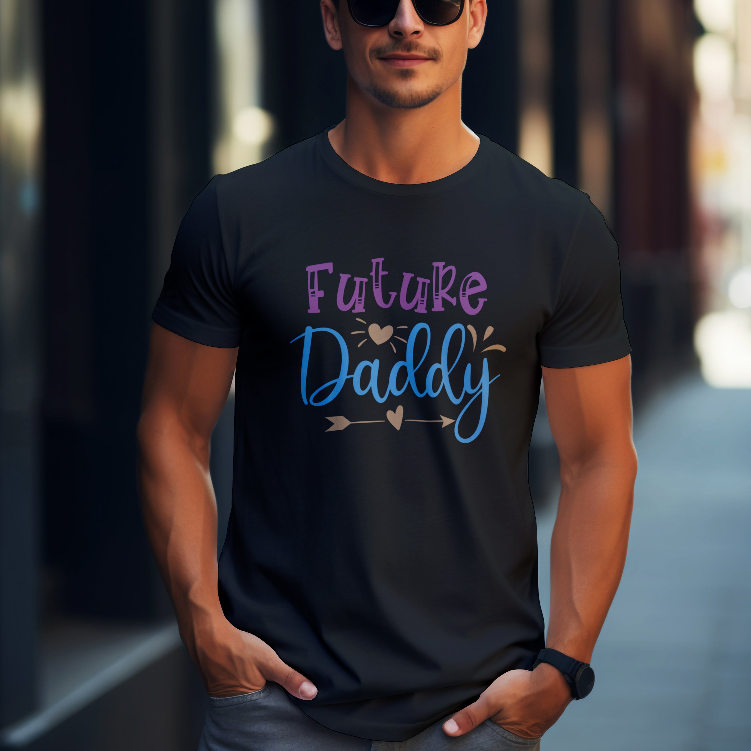 Father's Day T-shirt Future Daddy