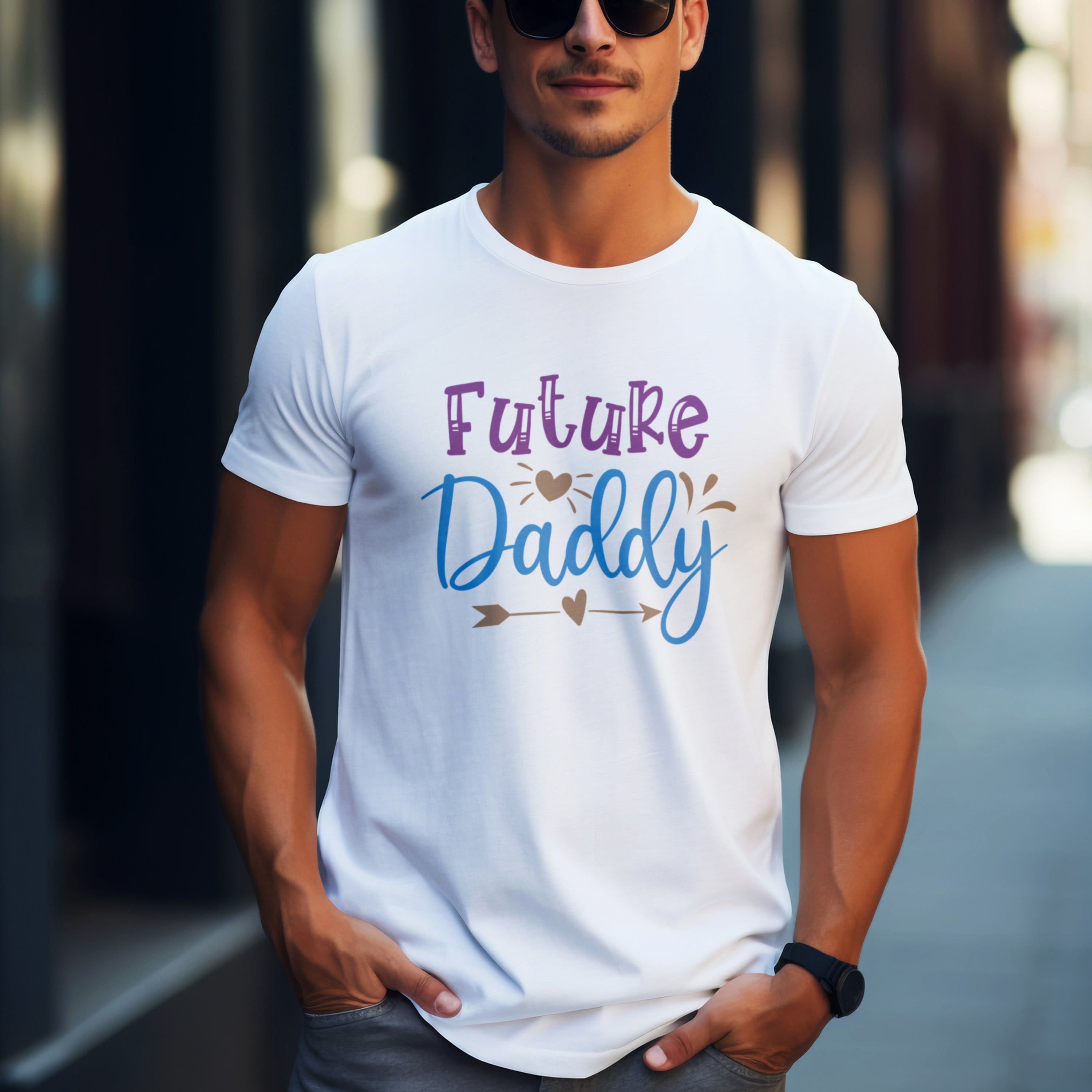 Father's Day T-shirt Future Daddy