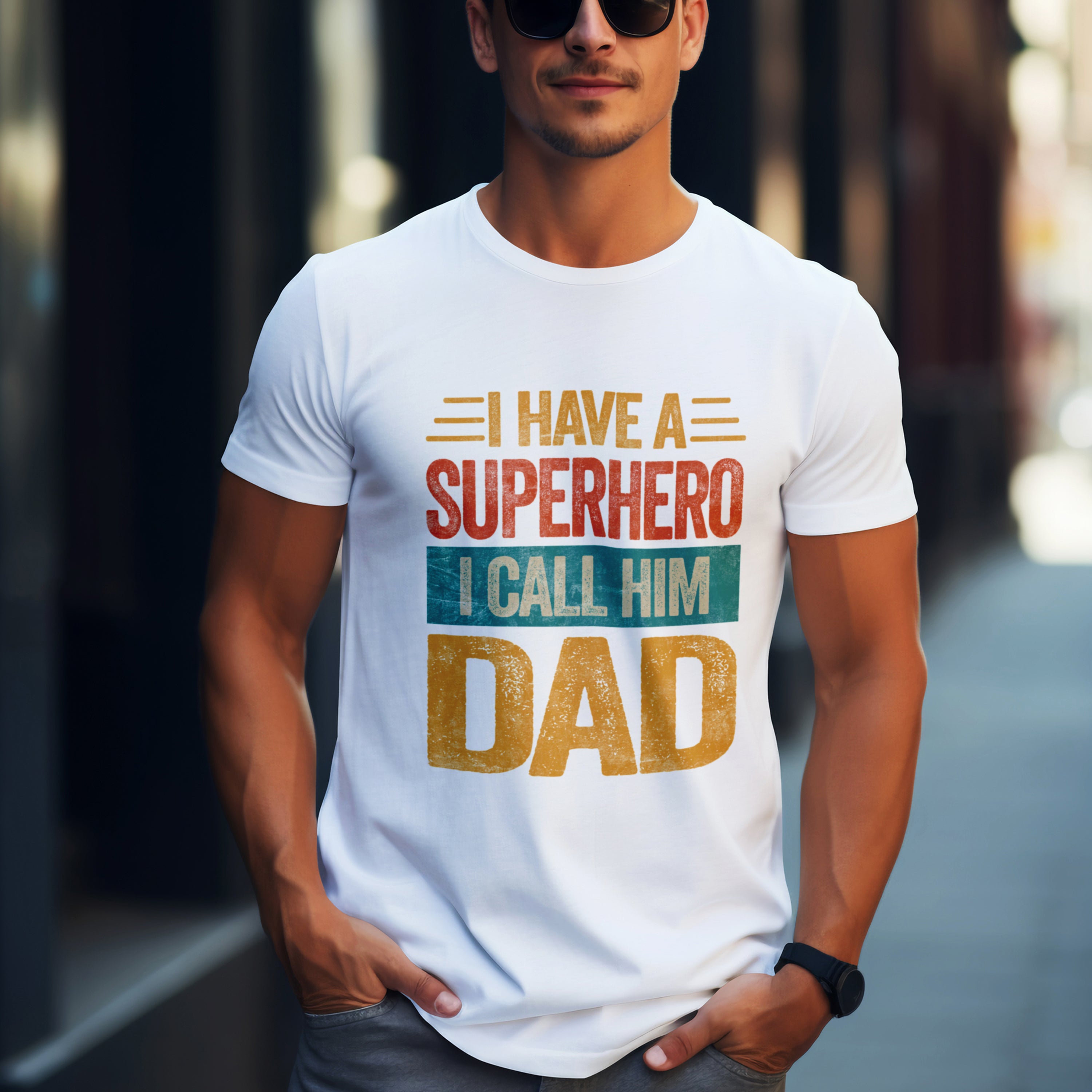 Father's Day T-shirt I Have A Super Dad